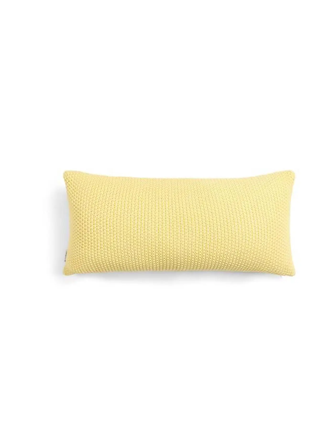 MARC O'POLO HOME | Zierkissen Nordic Knit 30x60cm Pale Yellow | gelb