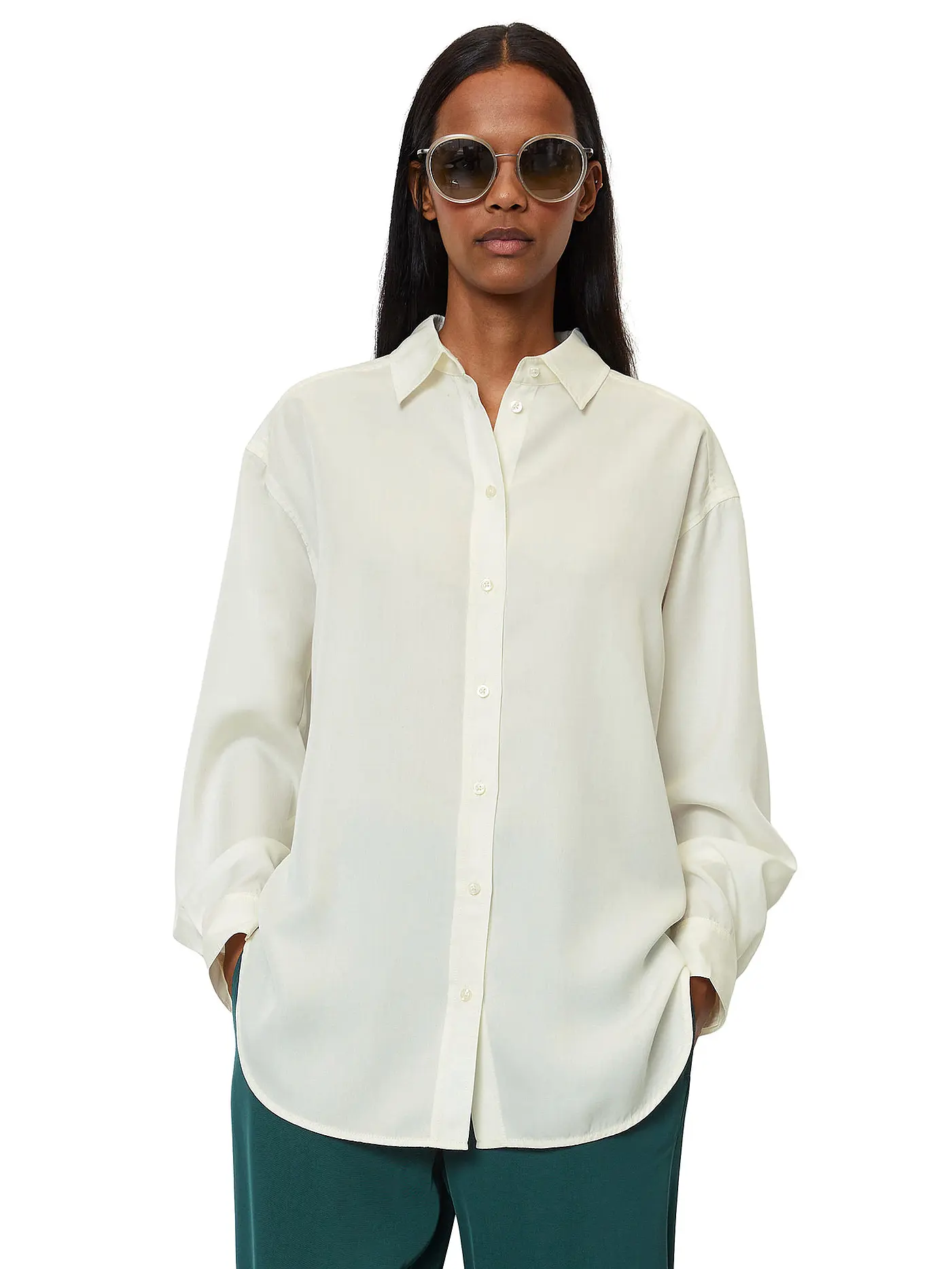 MARC O'POLO | Bluse | weiss