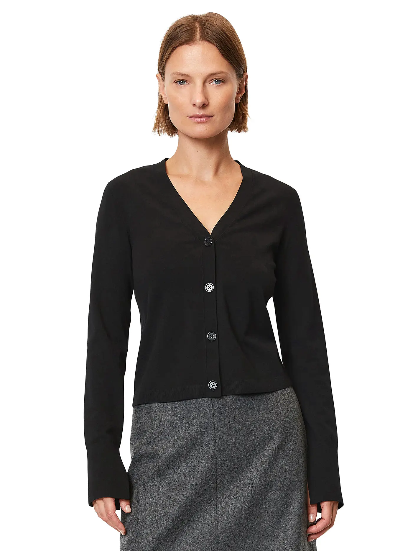 MARC O'POLO | Cardigan | schwarz