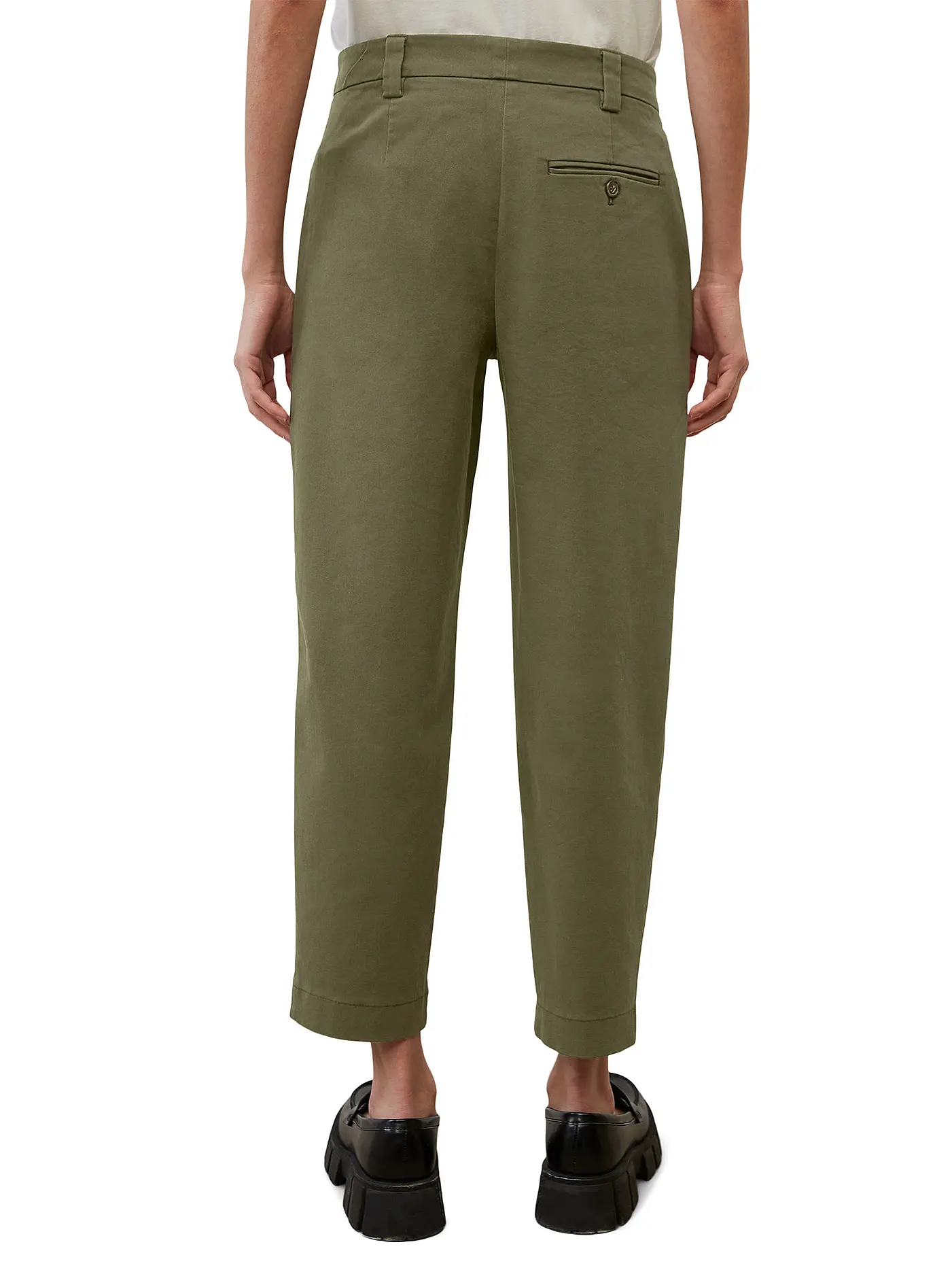 MARC O'POLO | Chino Taperd Fit KALNI | olive