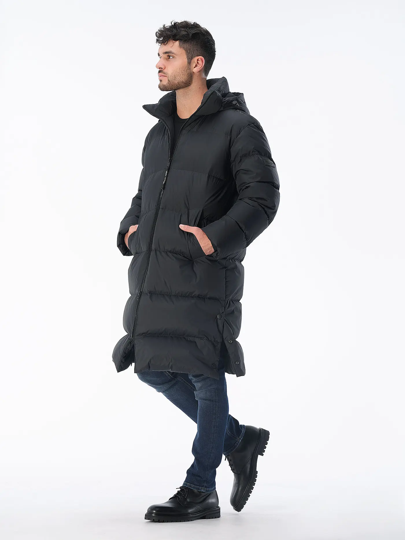 MARC O'POLO | Daunensteppjacke | schwarz