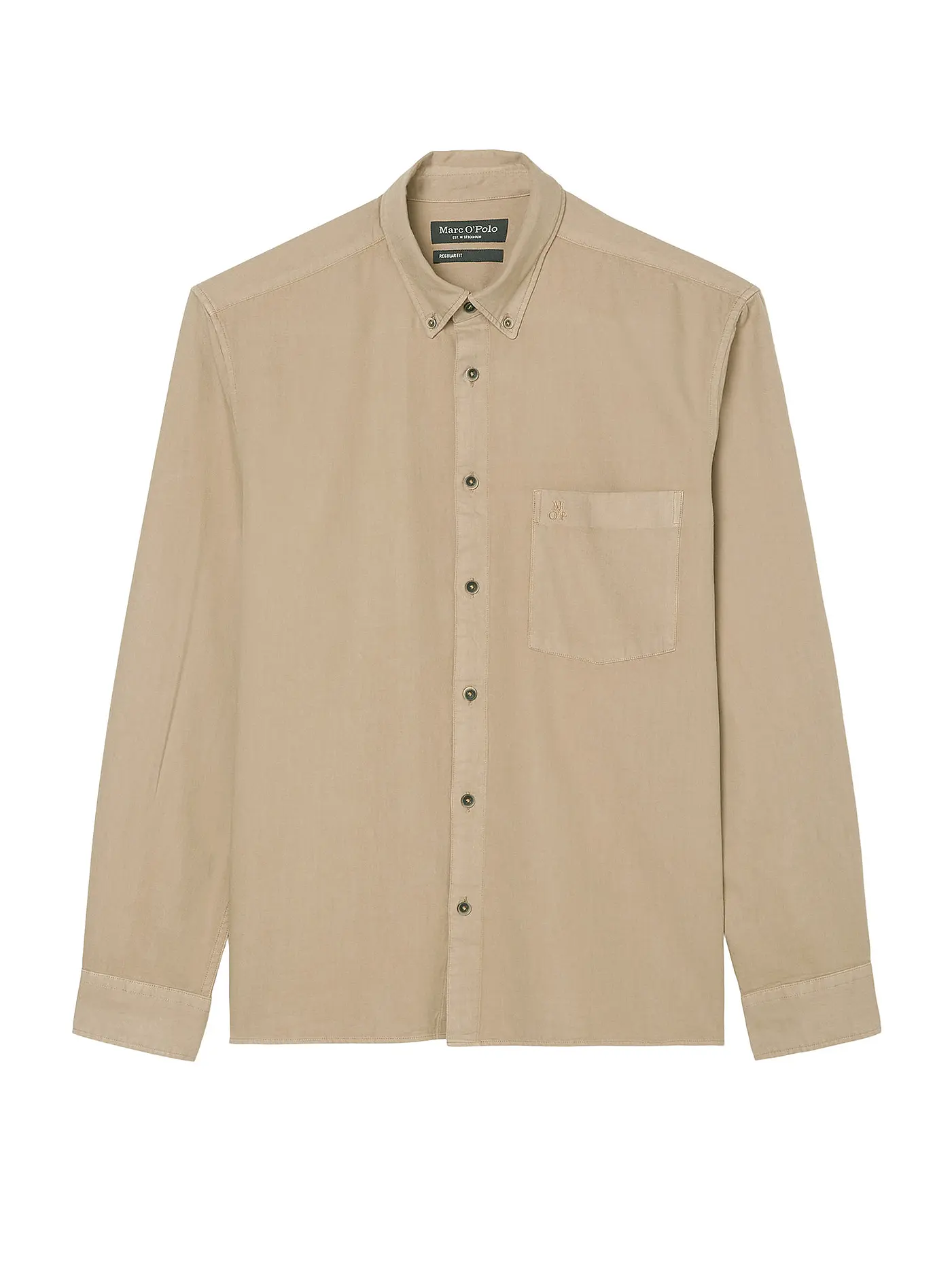 MARC O'POLO | Hemd Regular Fit  | Camel