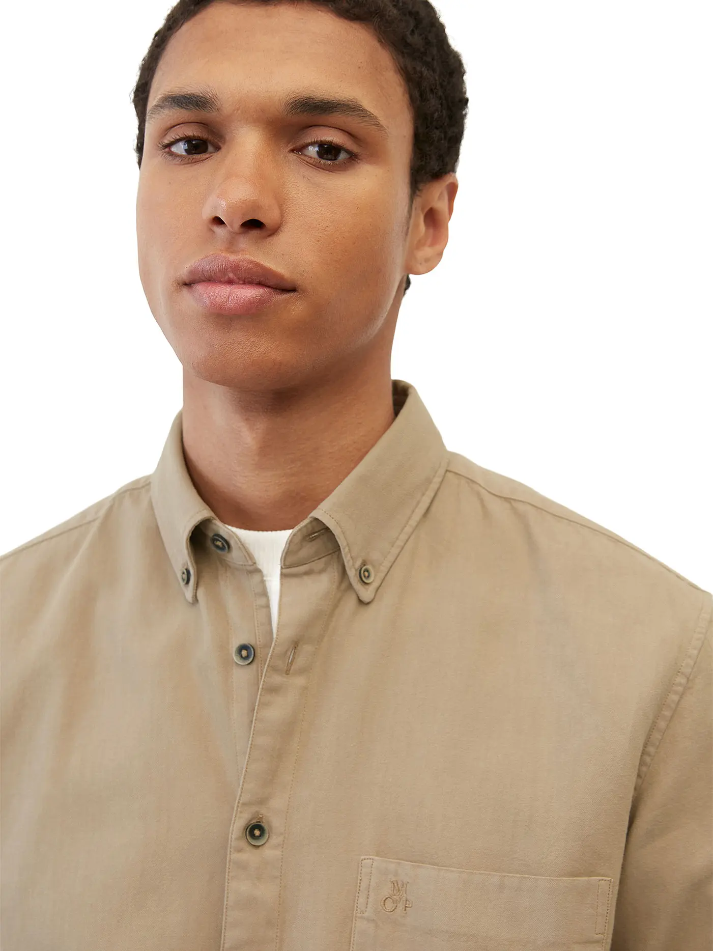 MARC O'POLO | Hemd Regular Fit  | Camel