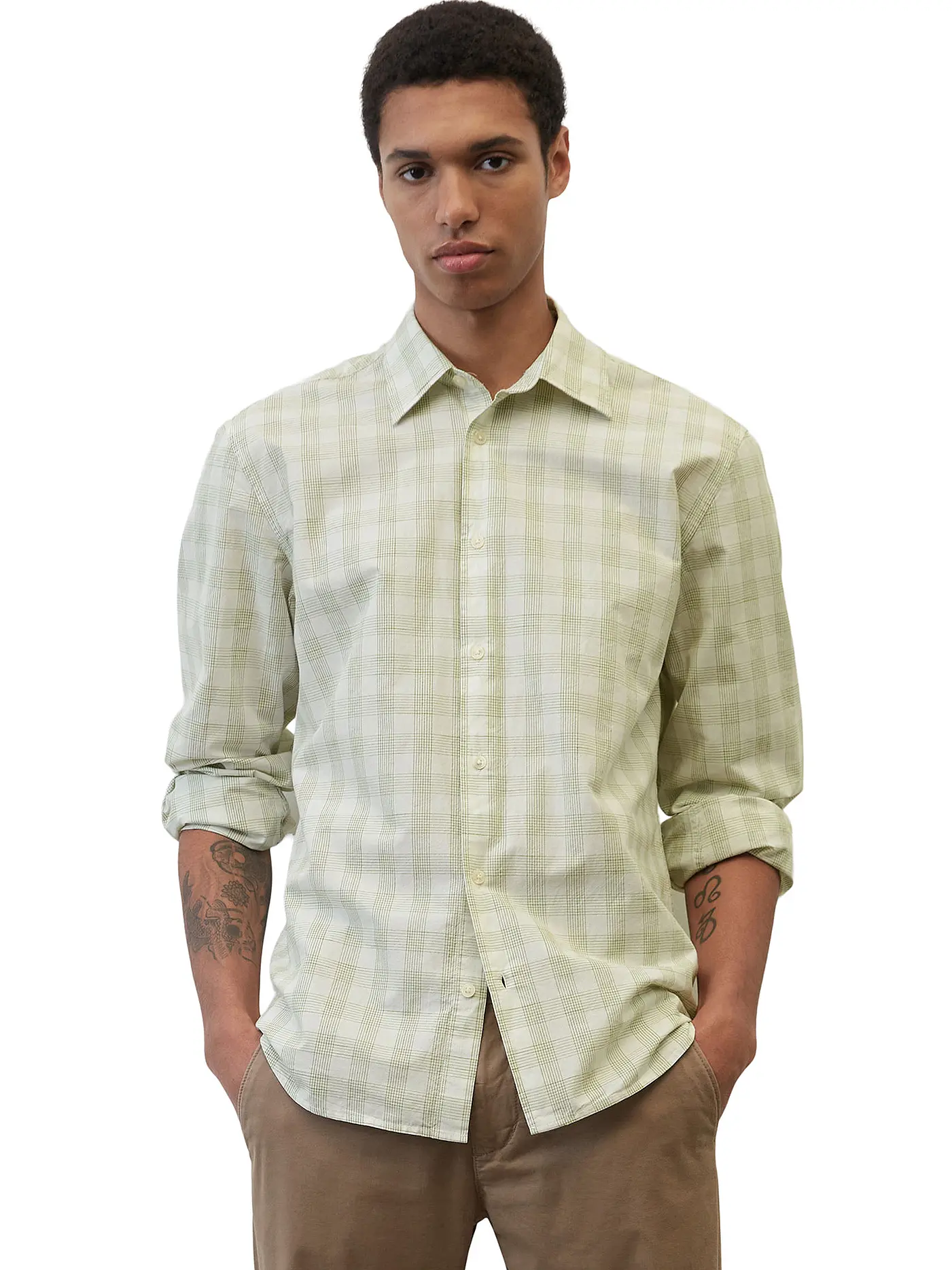 MARC O'POLO | Hemd Regular Fit | grün