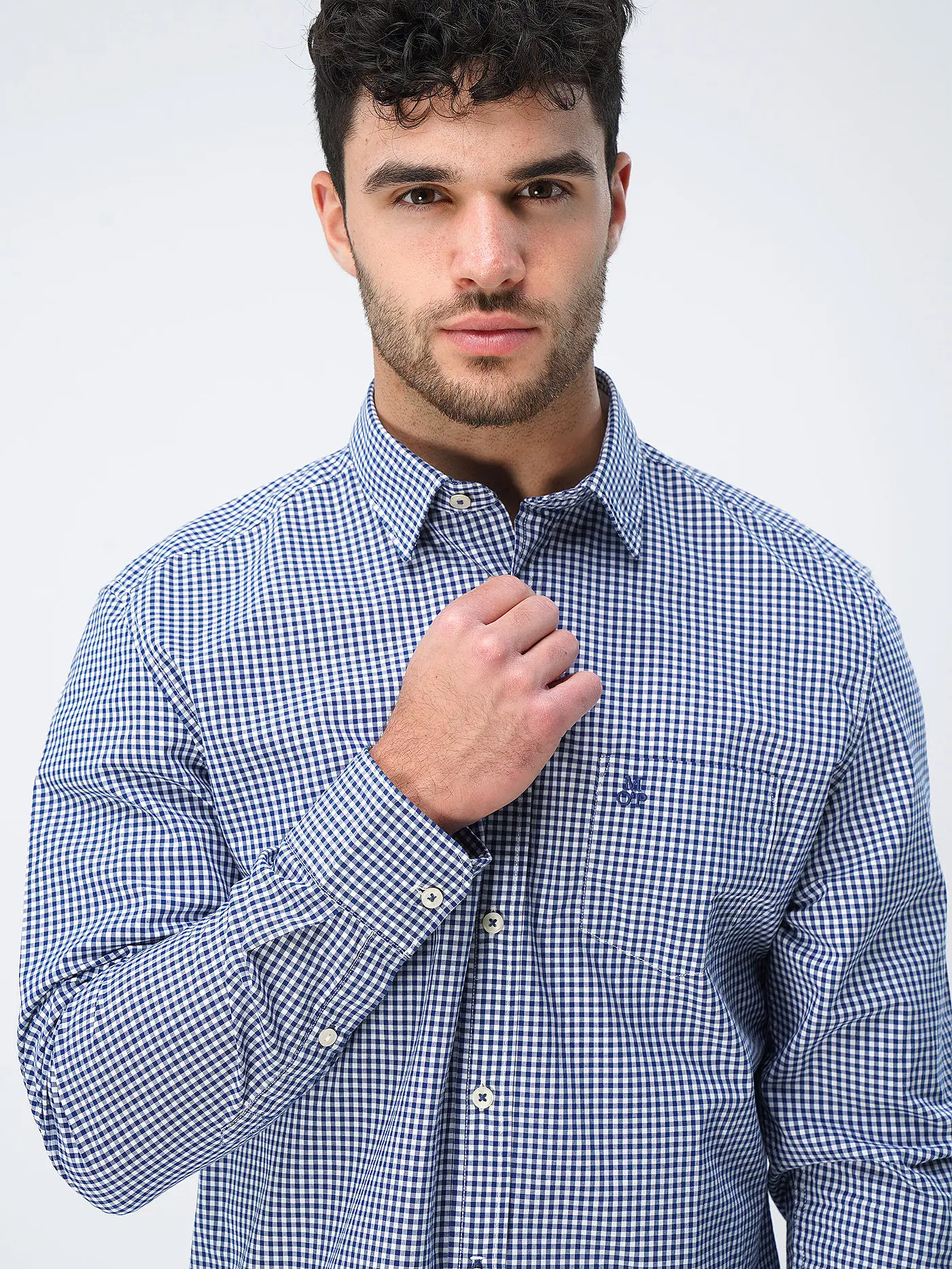 MARC O'POLO | Hemd Regular Fit | blau