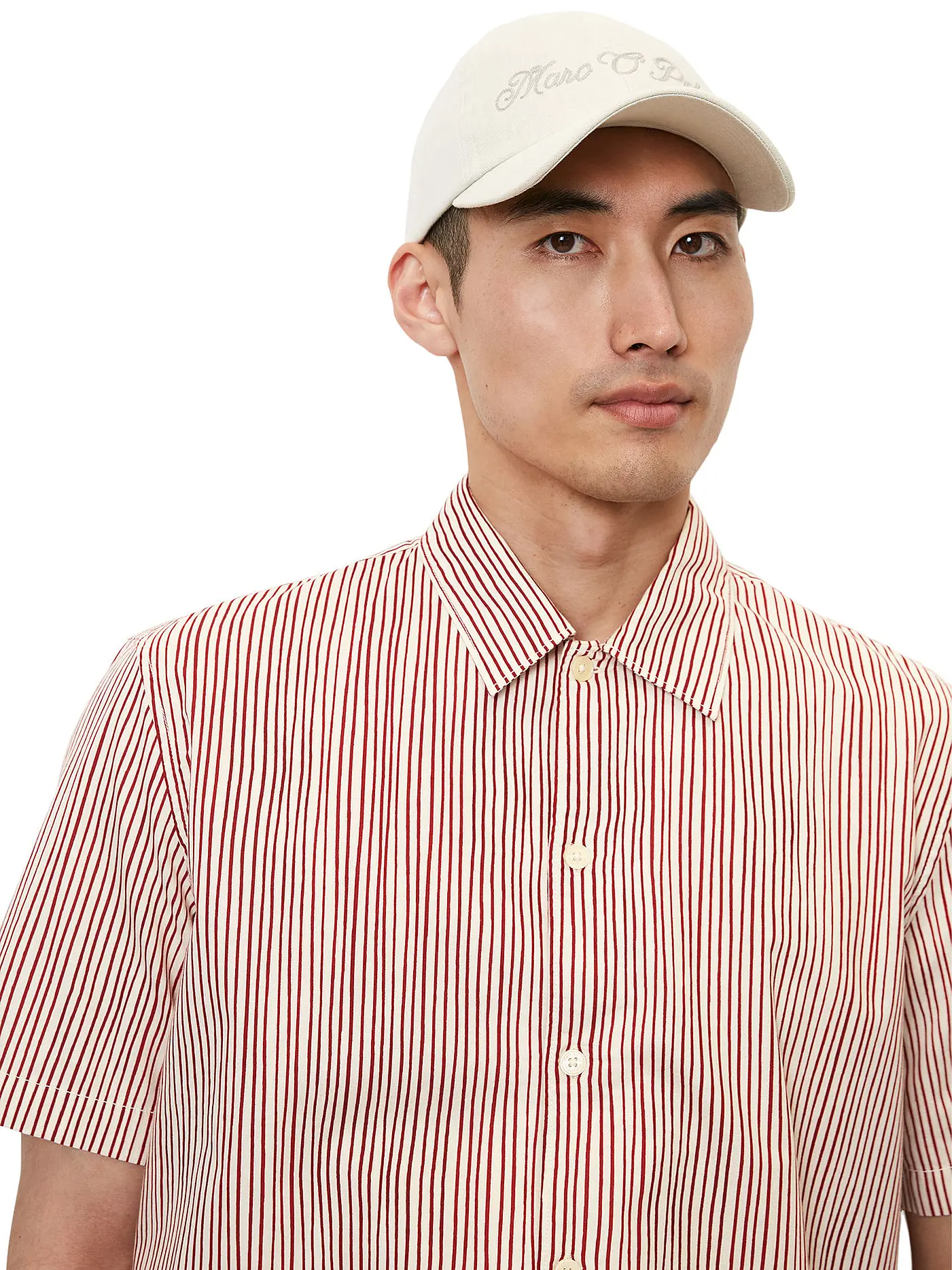 MARC O'POLO | Hemd Regular Fit | rot