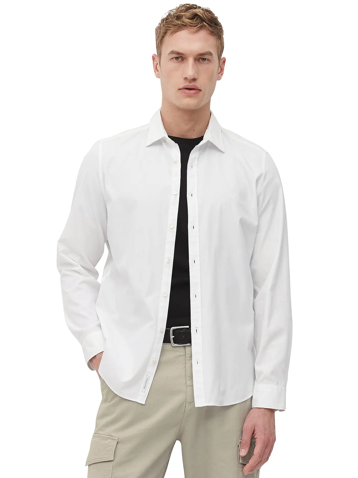 MARC O'POLO | Hemd Shaped Fit | weiss