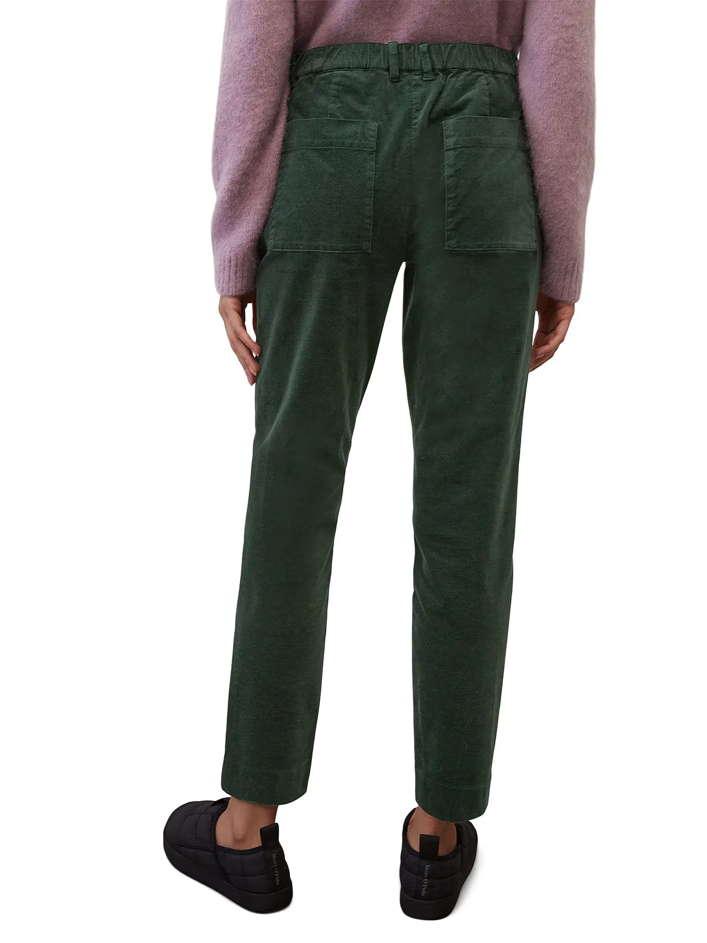 MARC O'POLO | Hose  wide leg  7/8 | dunkelgrün