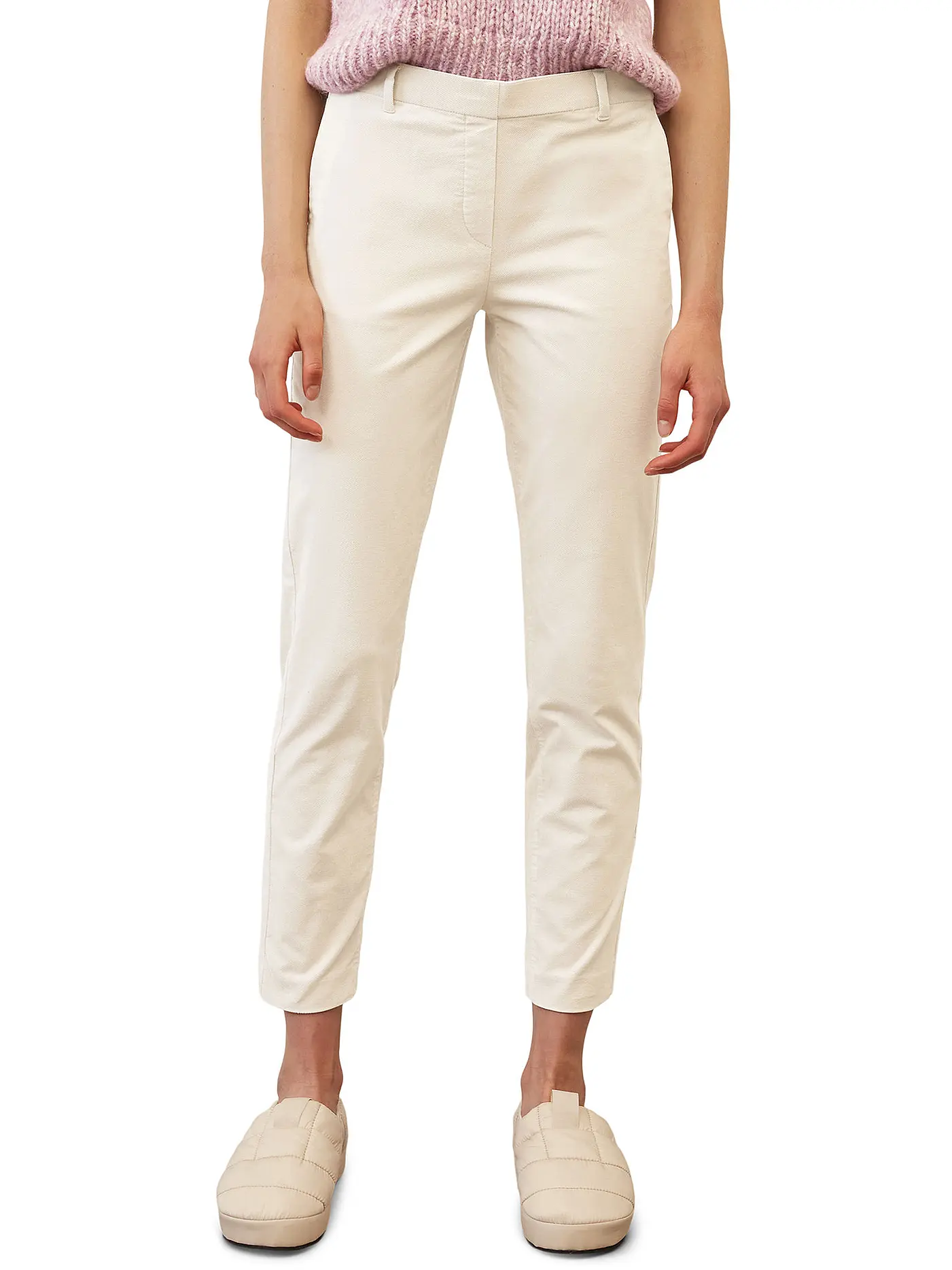 MARC O'POLO | Hose  wide leg 7/8 | hellgrau