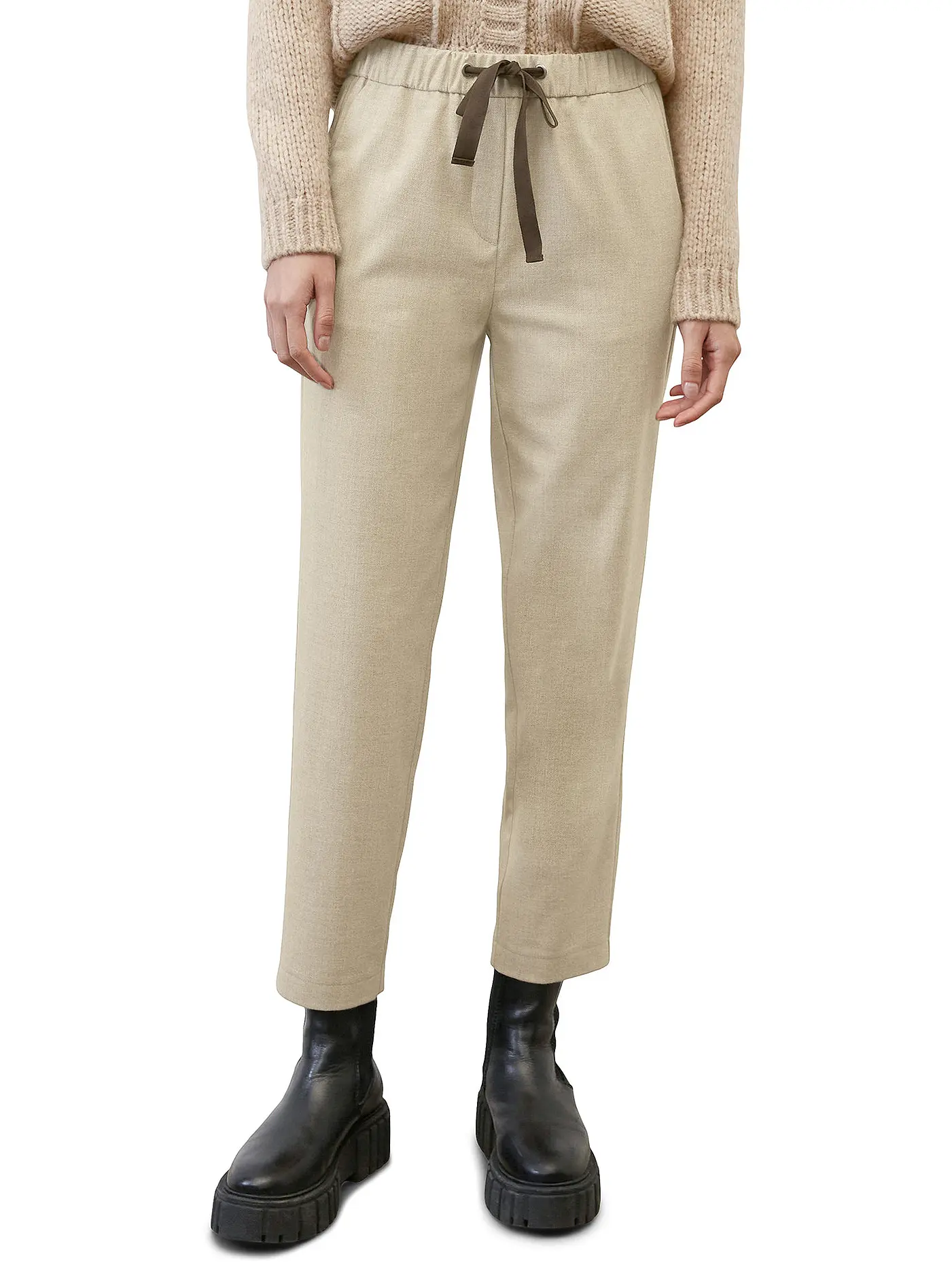 MARC O'POLO | Hose Jogging Fit  | beige