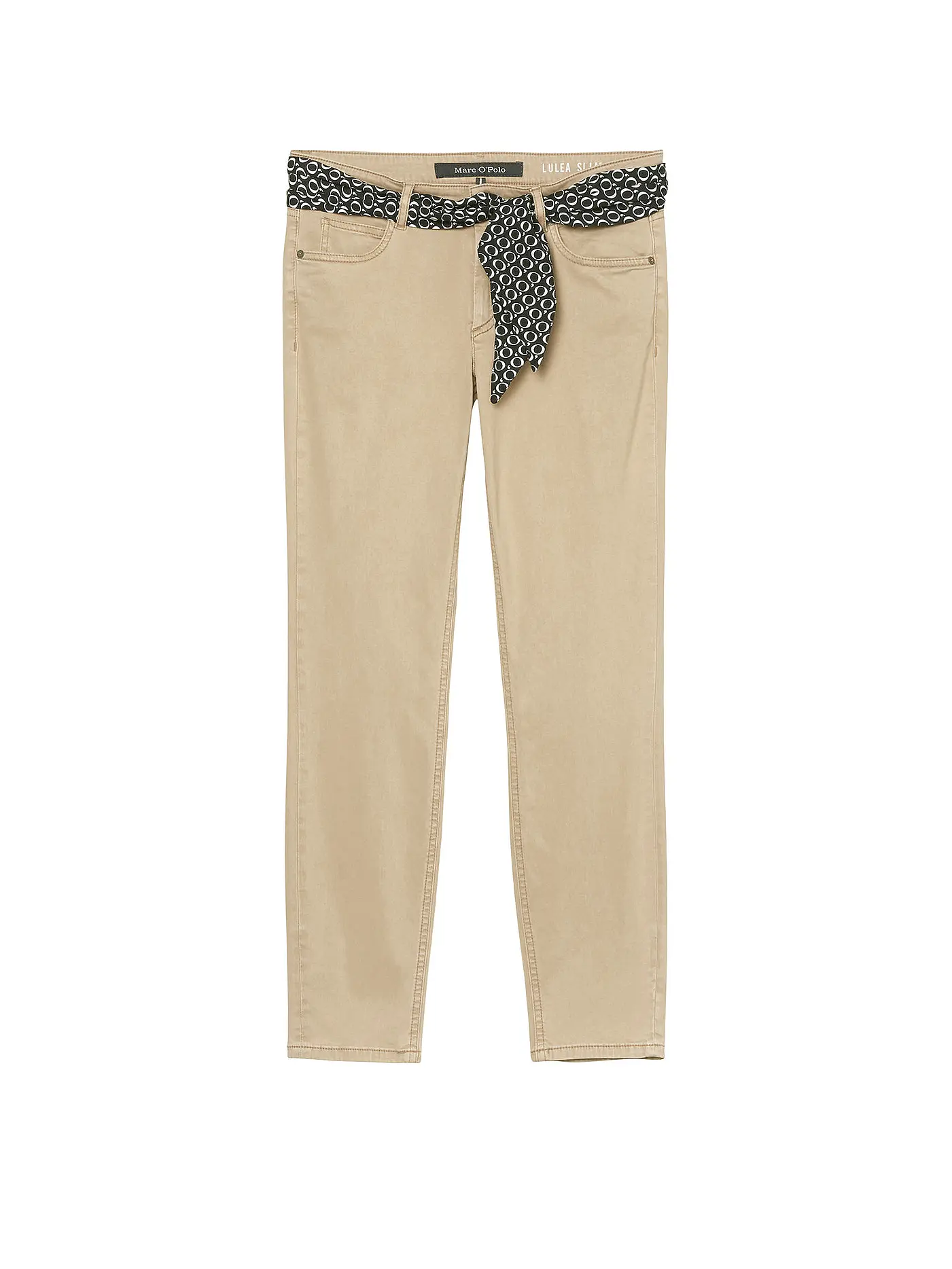 MARC O'POLO | Hose Lulea Slim Fit | beige