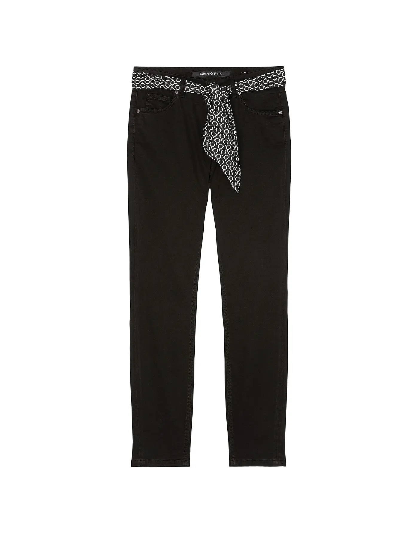 MARC O'POLO | Hose Lulea Slim Fit | schwarz