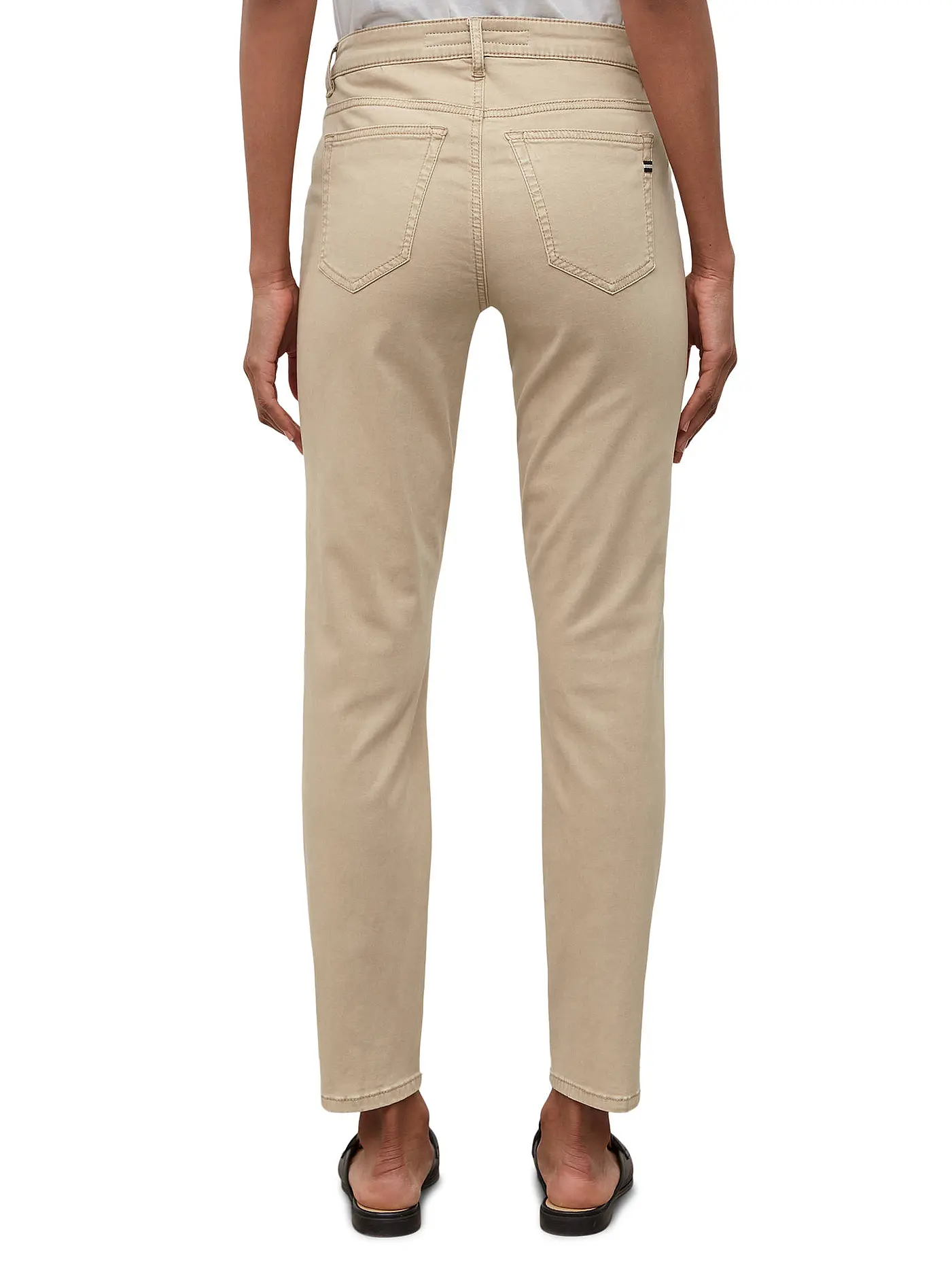MARC O'POLO | Hose Lulea Slim Fit | beige