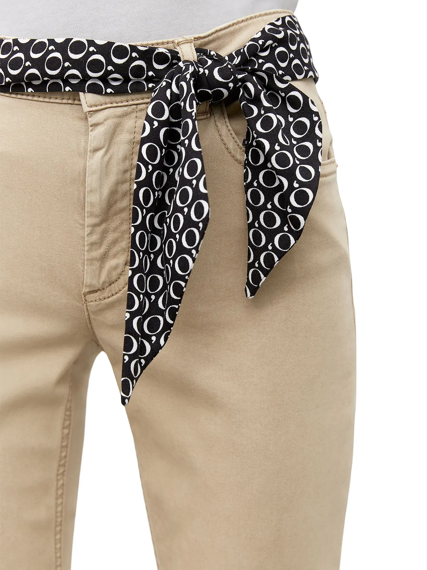 MARC O'POLO | Hose Lulea Slim Fit | beige
