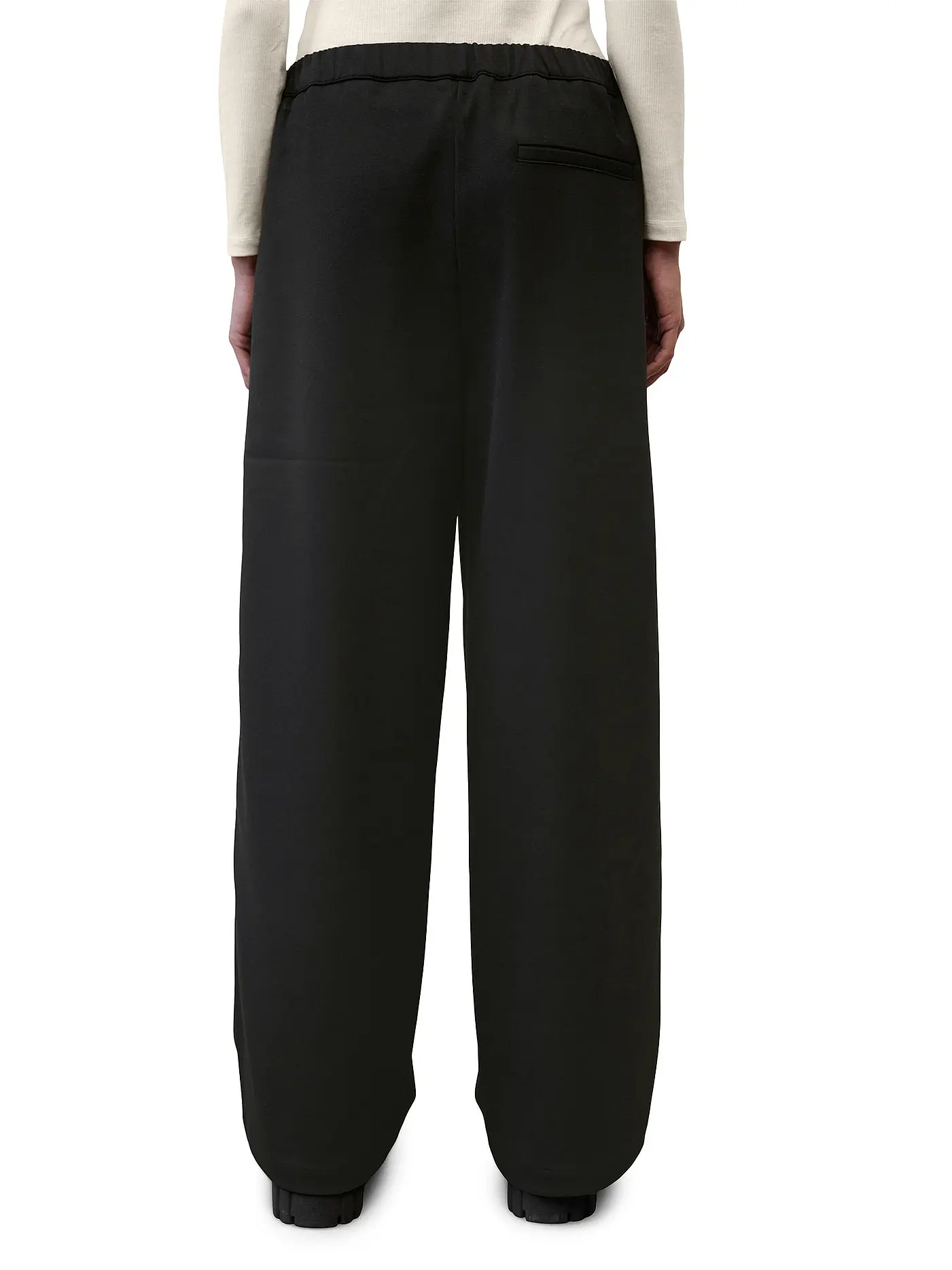 MARC O'POLO | Hose Wide Fit | schwarz