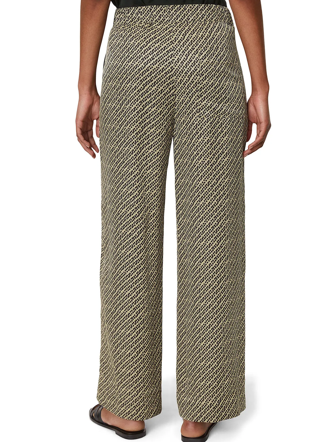 MARC O'POLO | Hose Wide Leg | braun