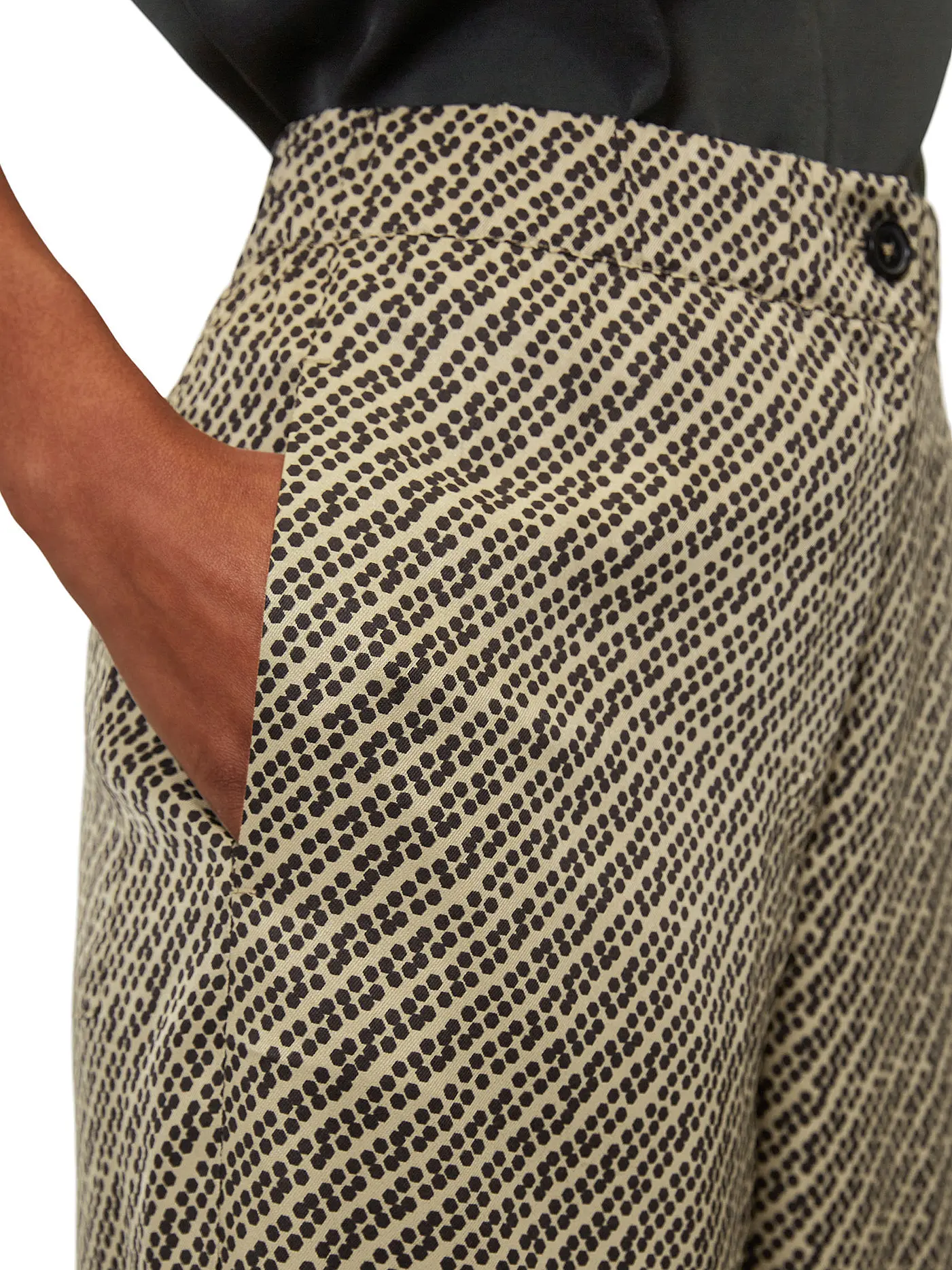 MARC O'POLO | Hose Wide Leg | braun