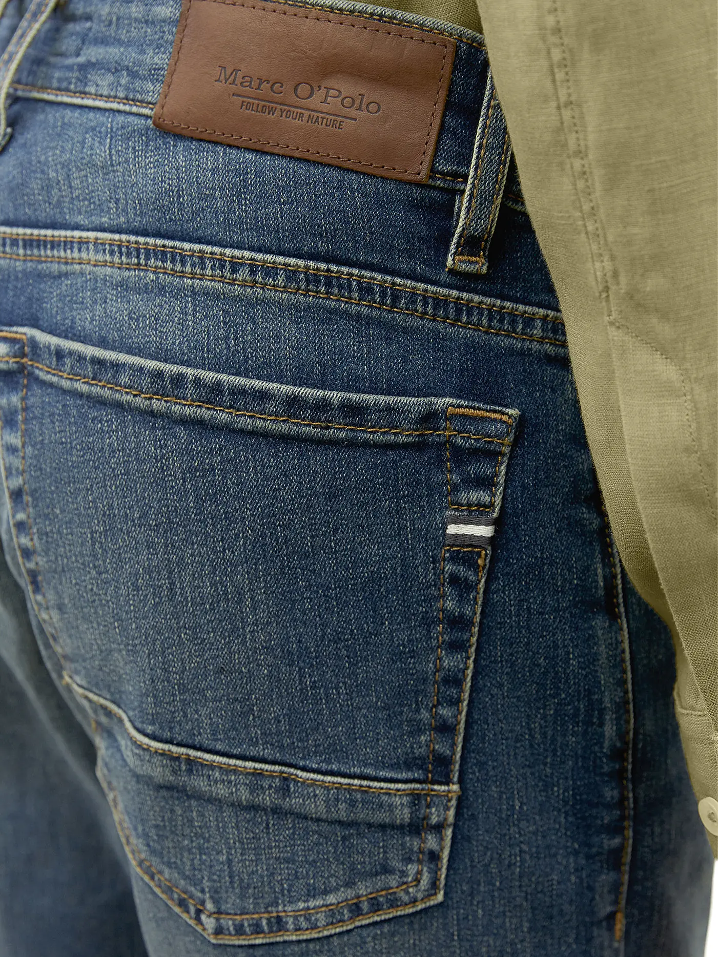 MARC O'POLO | Jeans Straight Fit  | blau