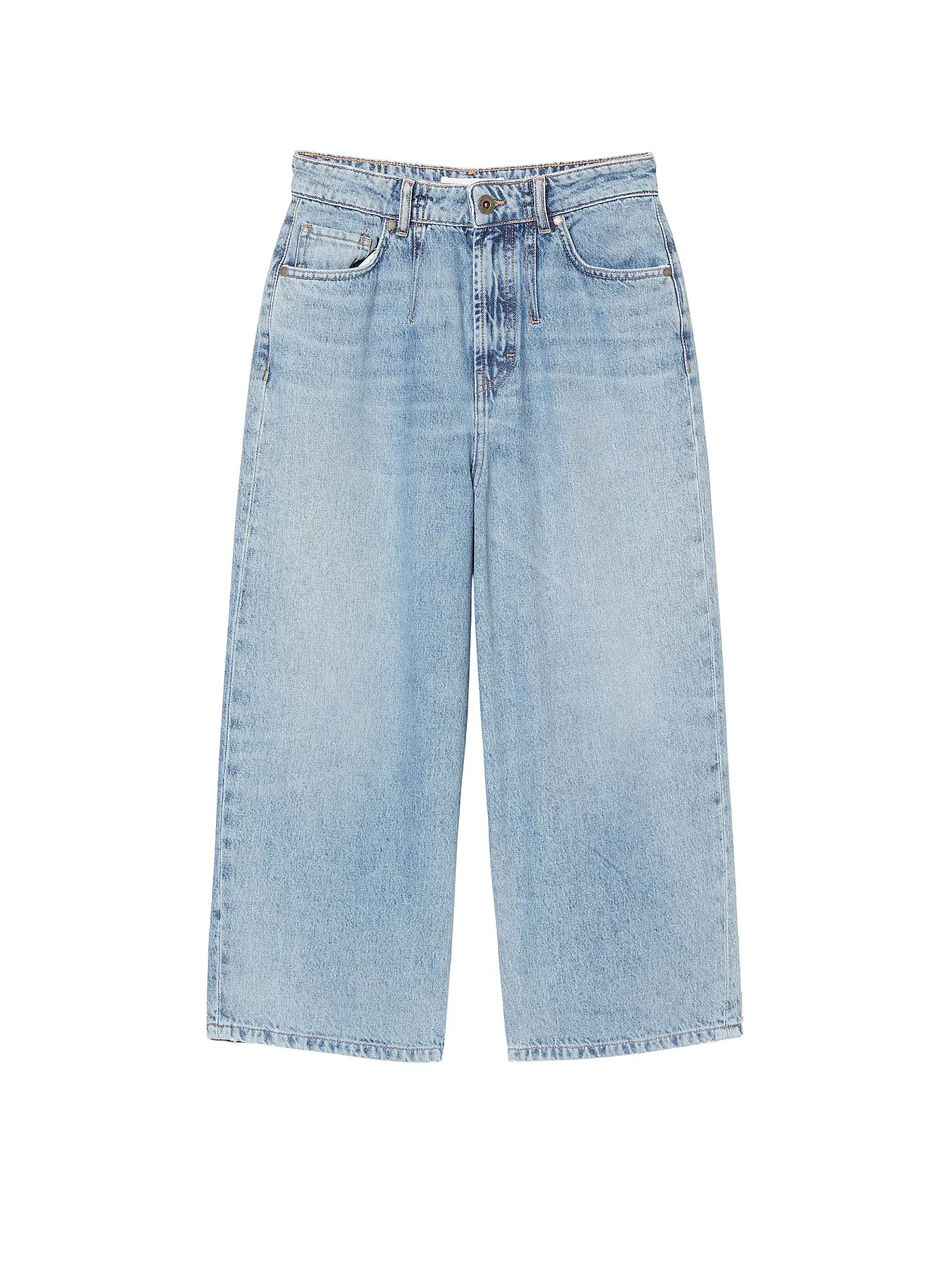 MARC O'POLO | Jeans Wide Leg  | blau