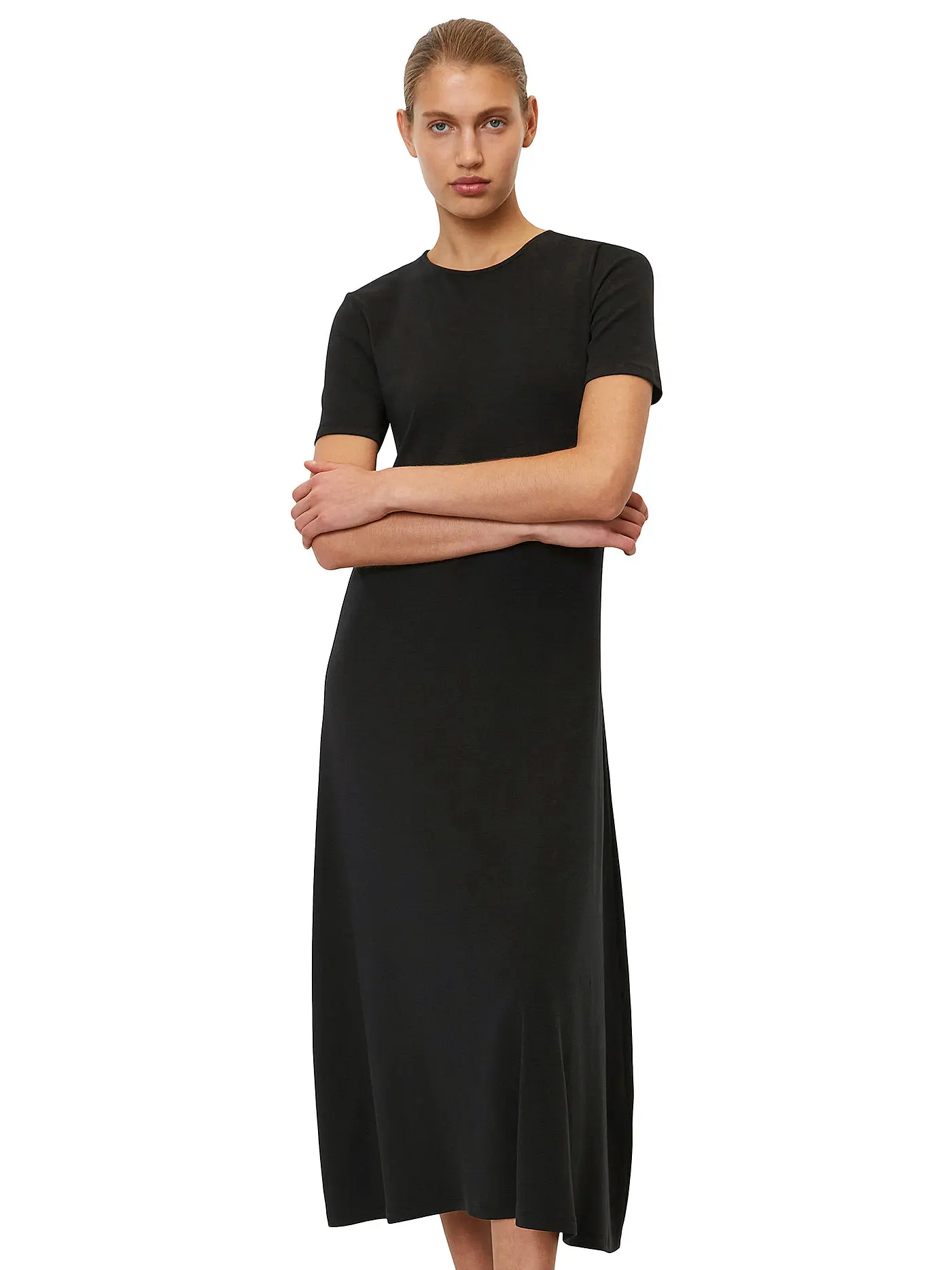 MARC O'POLO | Jerseykleid | schwarz