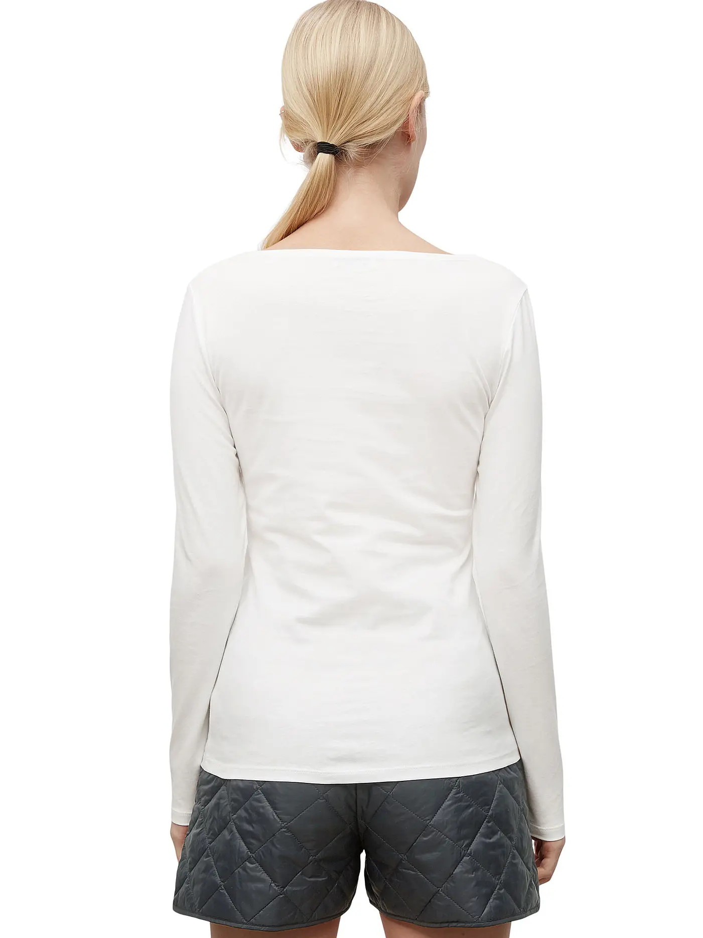 MARC O'POLO | Langarmshirt | weiss