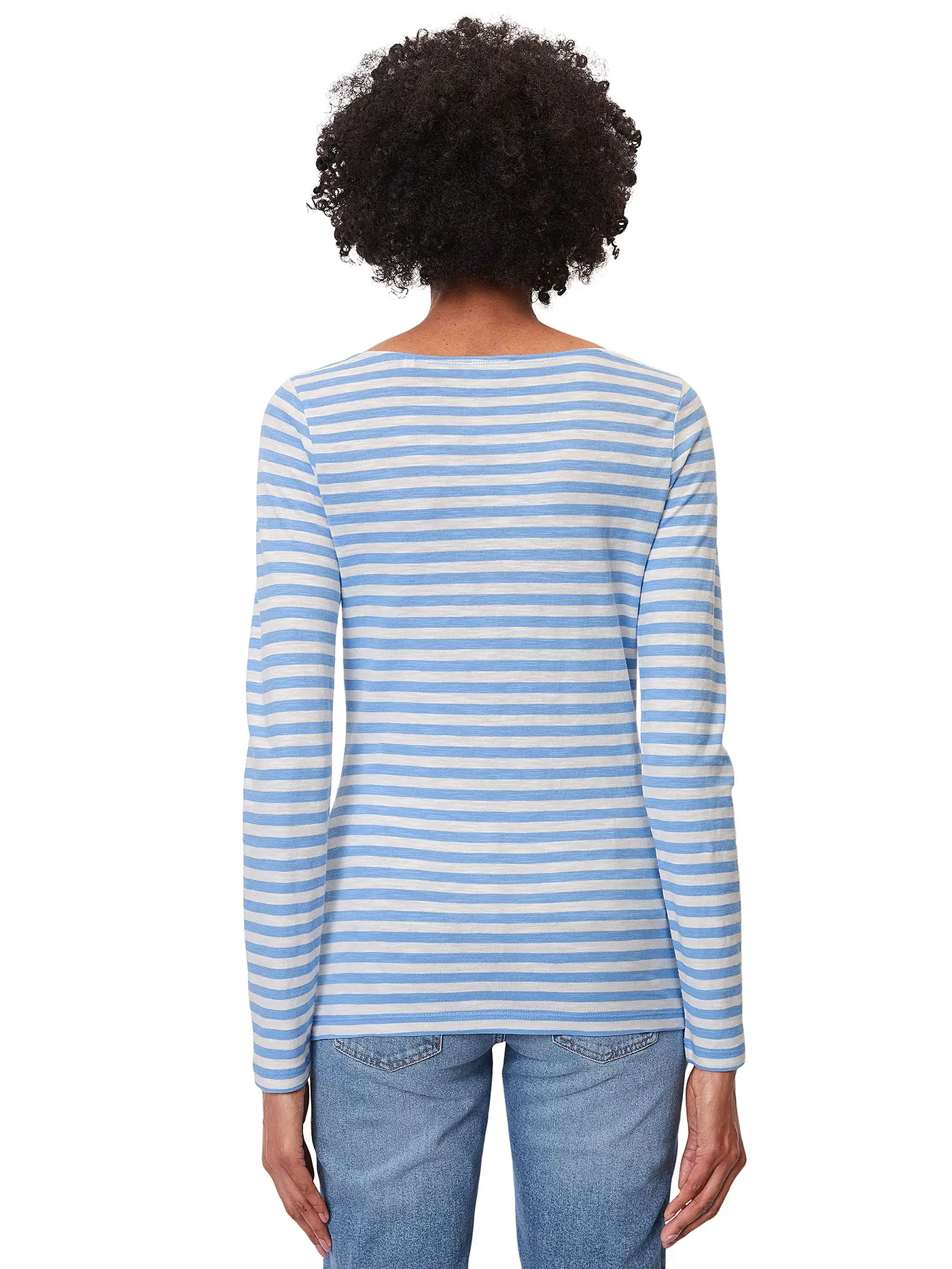 MARC O'POLO | Langarmshirt | weiss