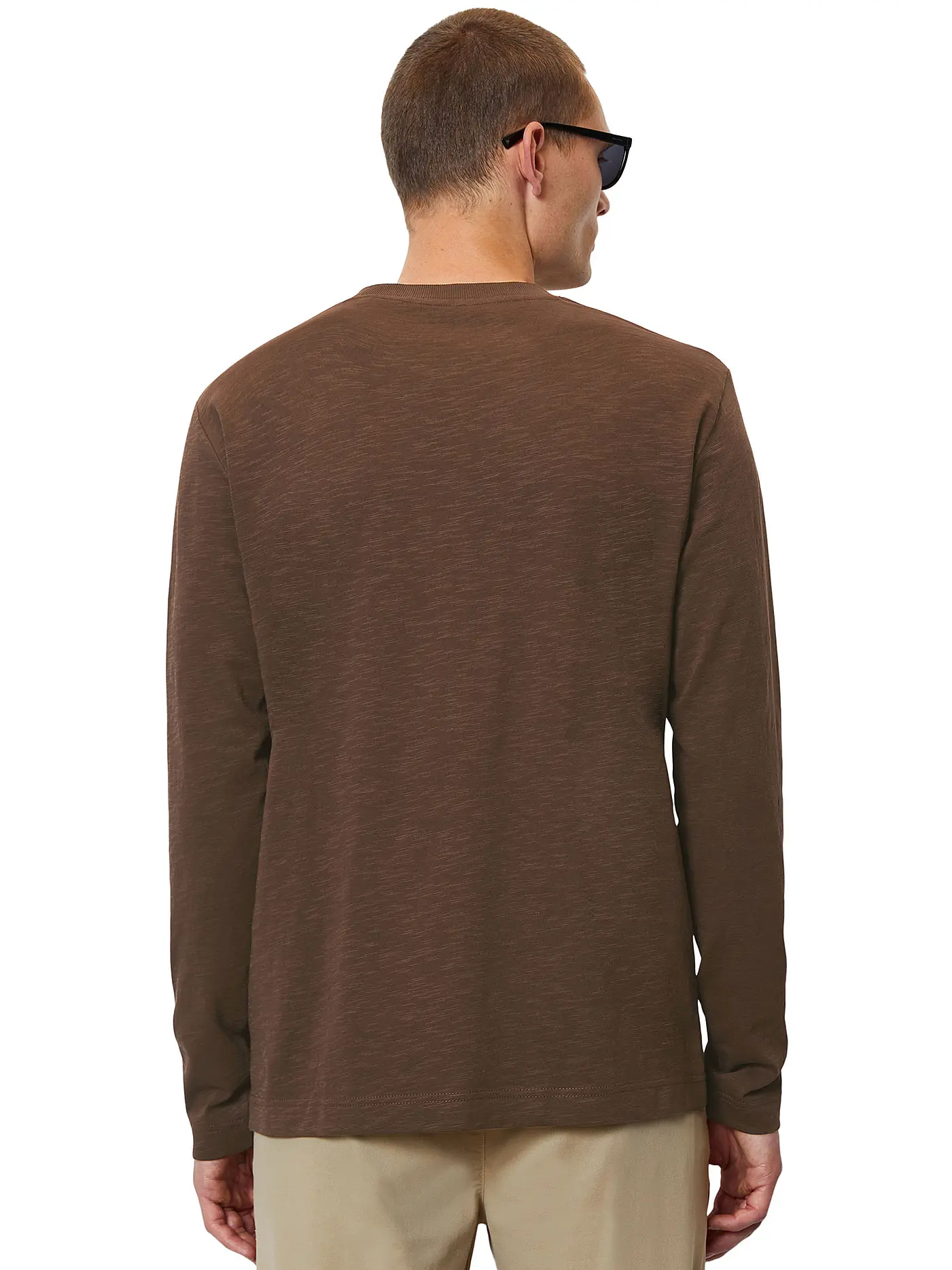 MARC O'POLO | Langarmshirt | braun