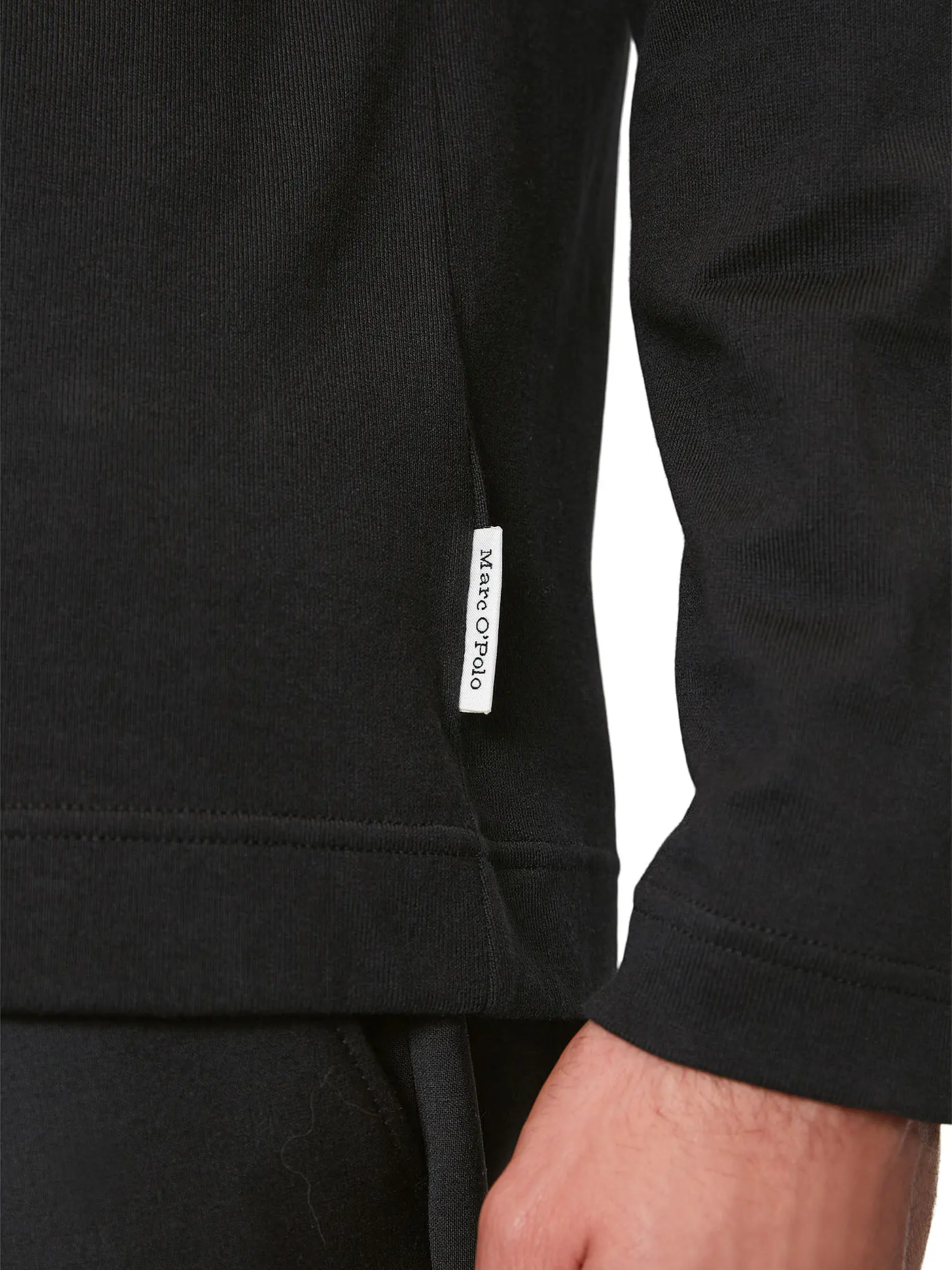 MARC O'POLO | Langarmshirt | schwarz