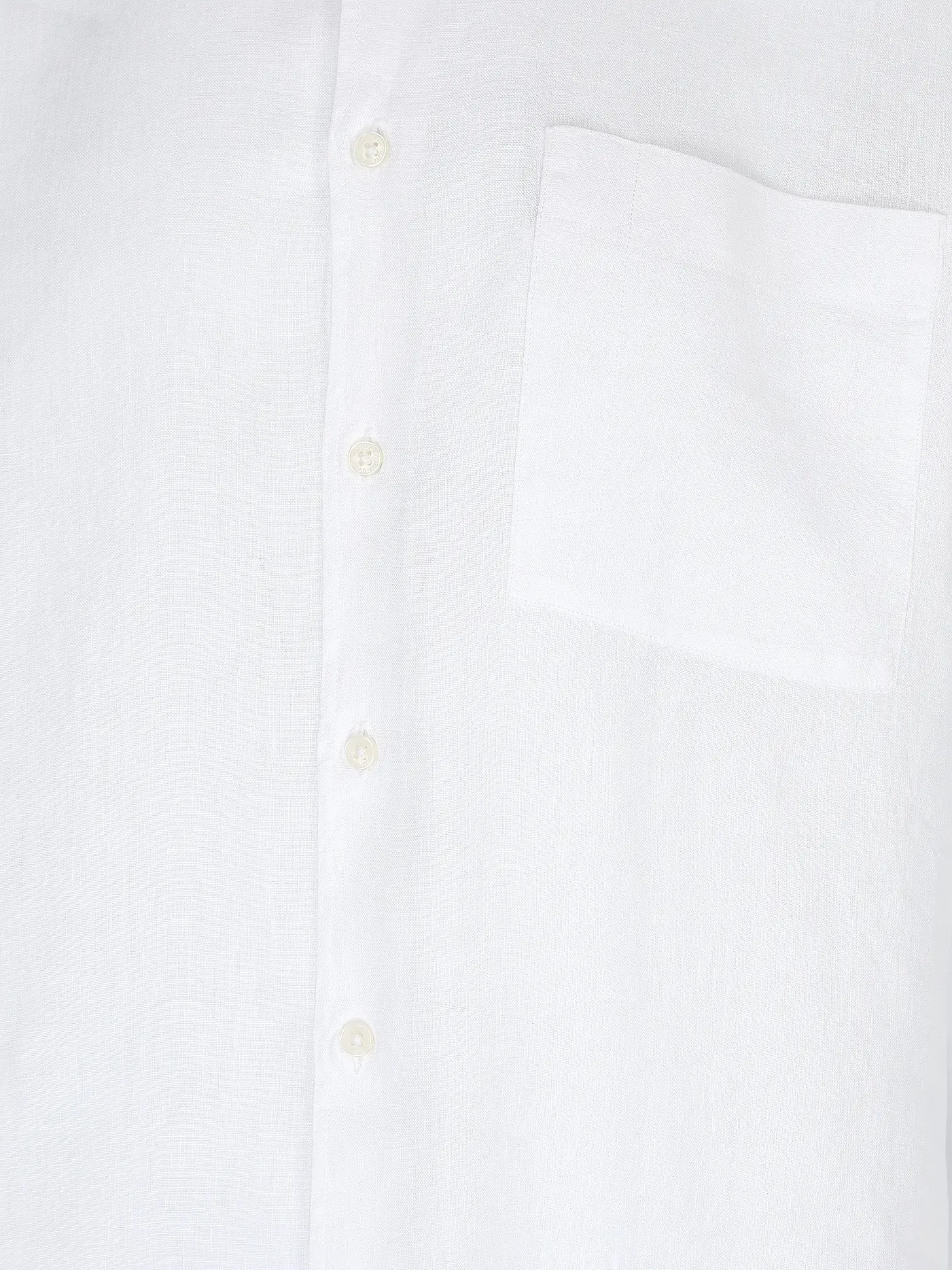 MARC O'POLO | Leinenhemd Regular Fit | weiss