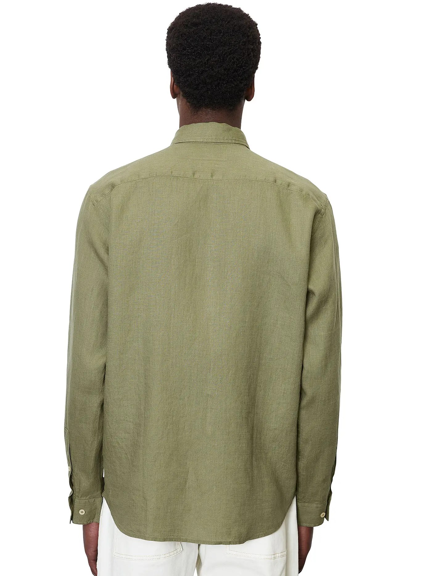 MARC O'POLO | Leinenhemd Regular Fit | olive