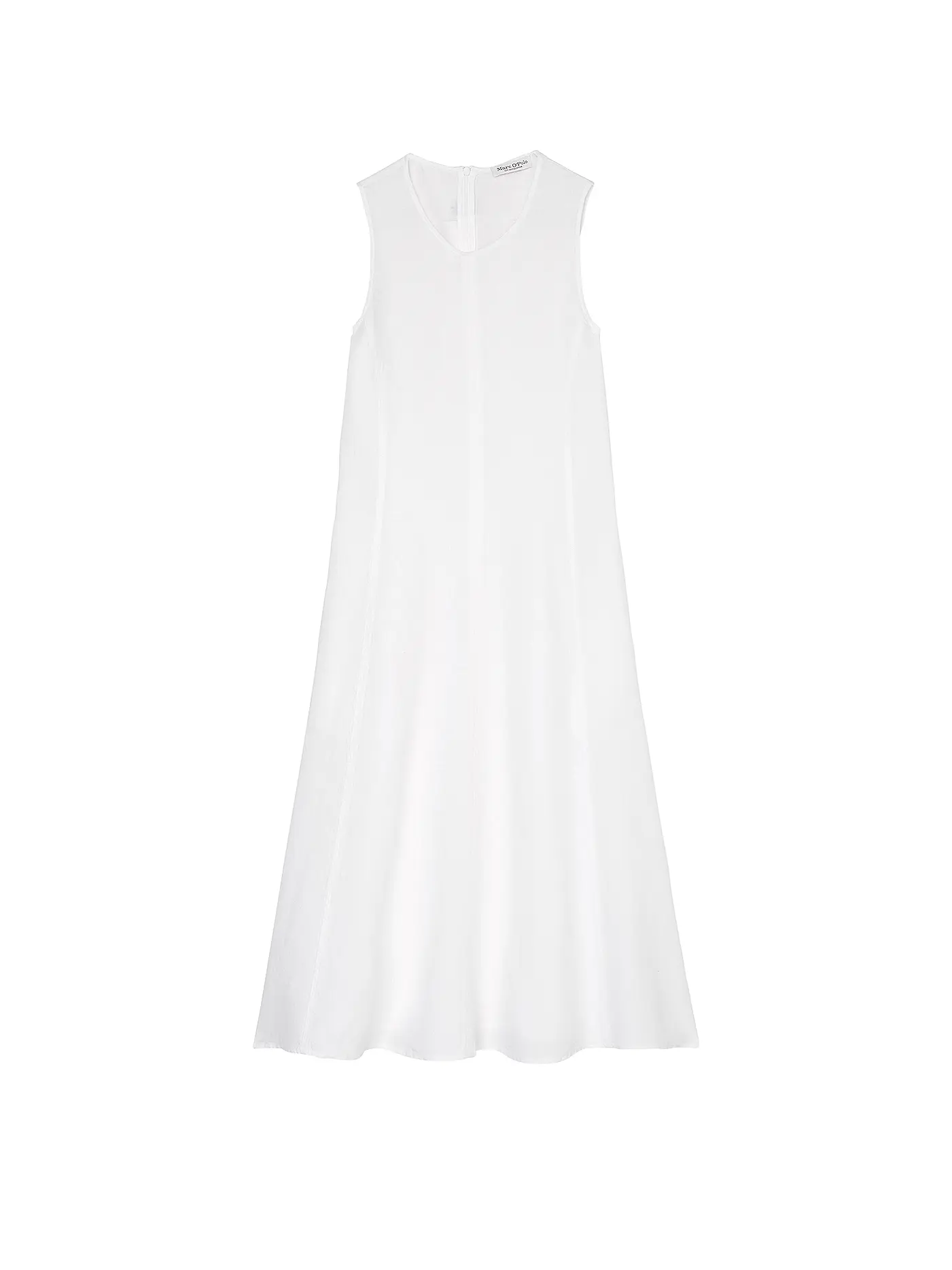 MARC O'POLO | Leinenkleid | weiss