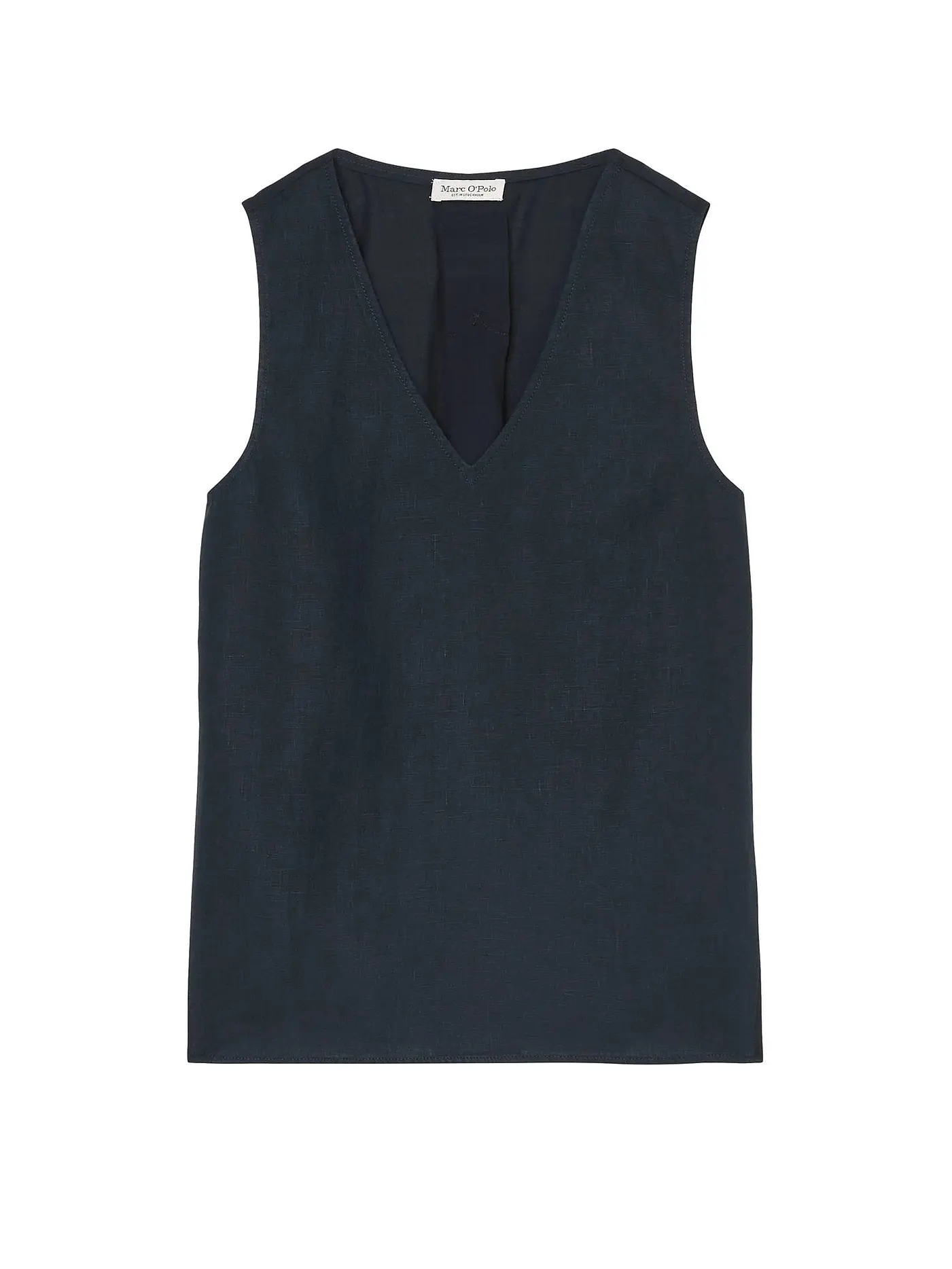 MARC O'POLO | Leinenshirt | dunkelblau