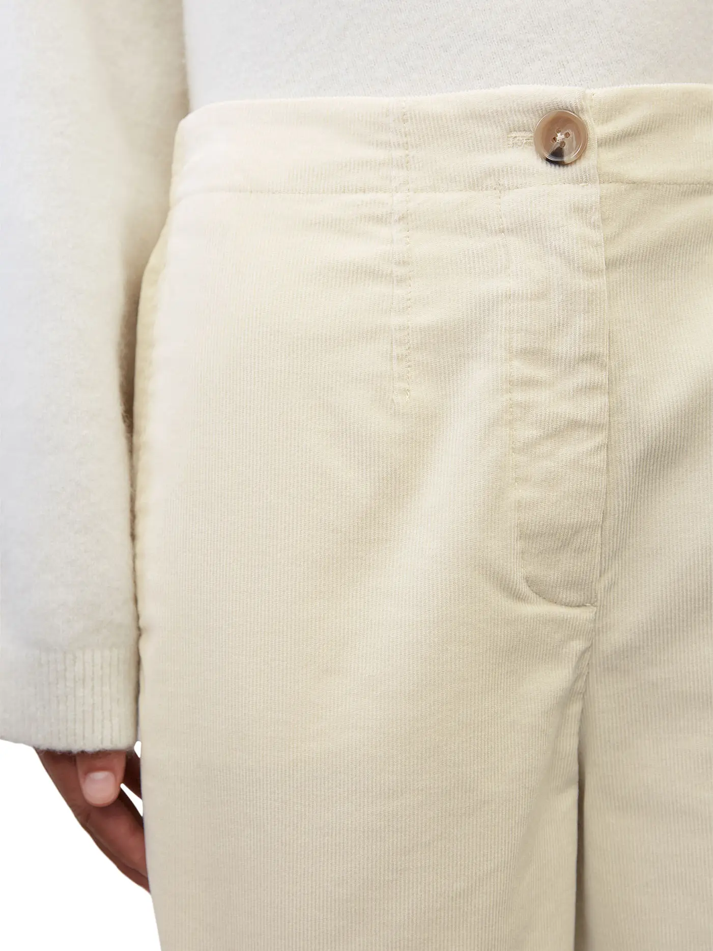 MARC O'POLO | Marlenehose  | creme