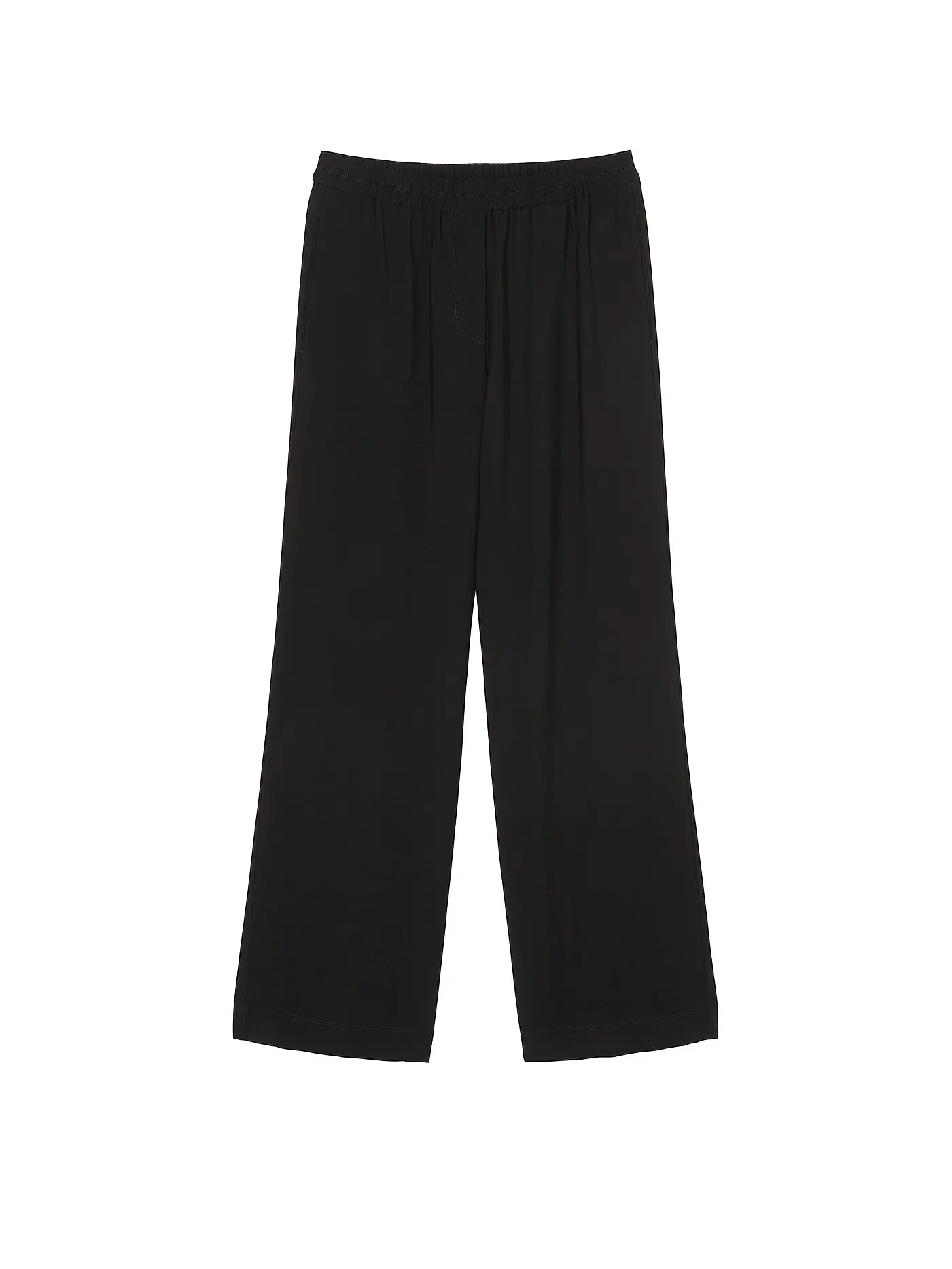 MARC O'POLO | Marlenehose | schwarz