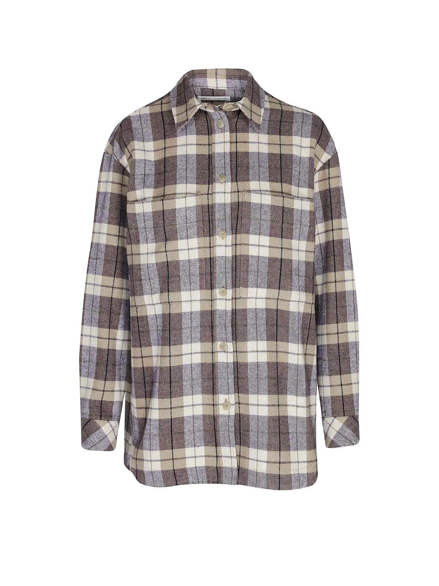 MARC O'POLO | Overshirt  | hellbraun