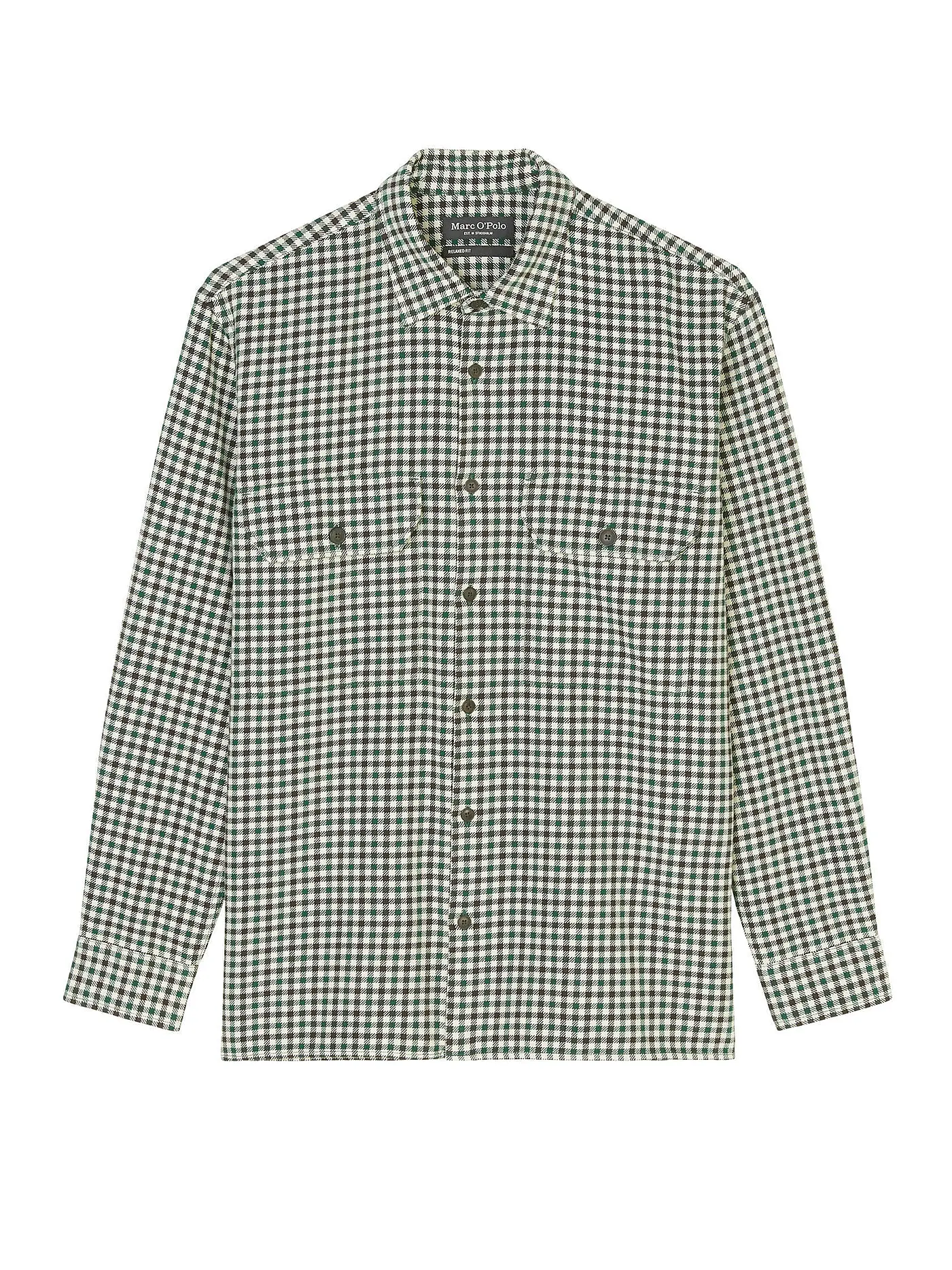 MARC O'POLO | Overshirt Relaxed Fit | grün