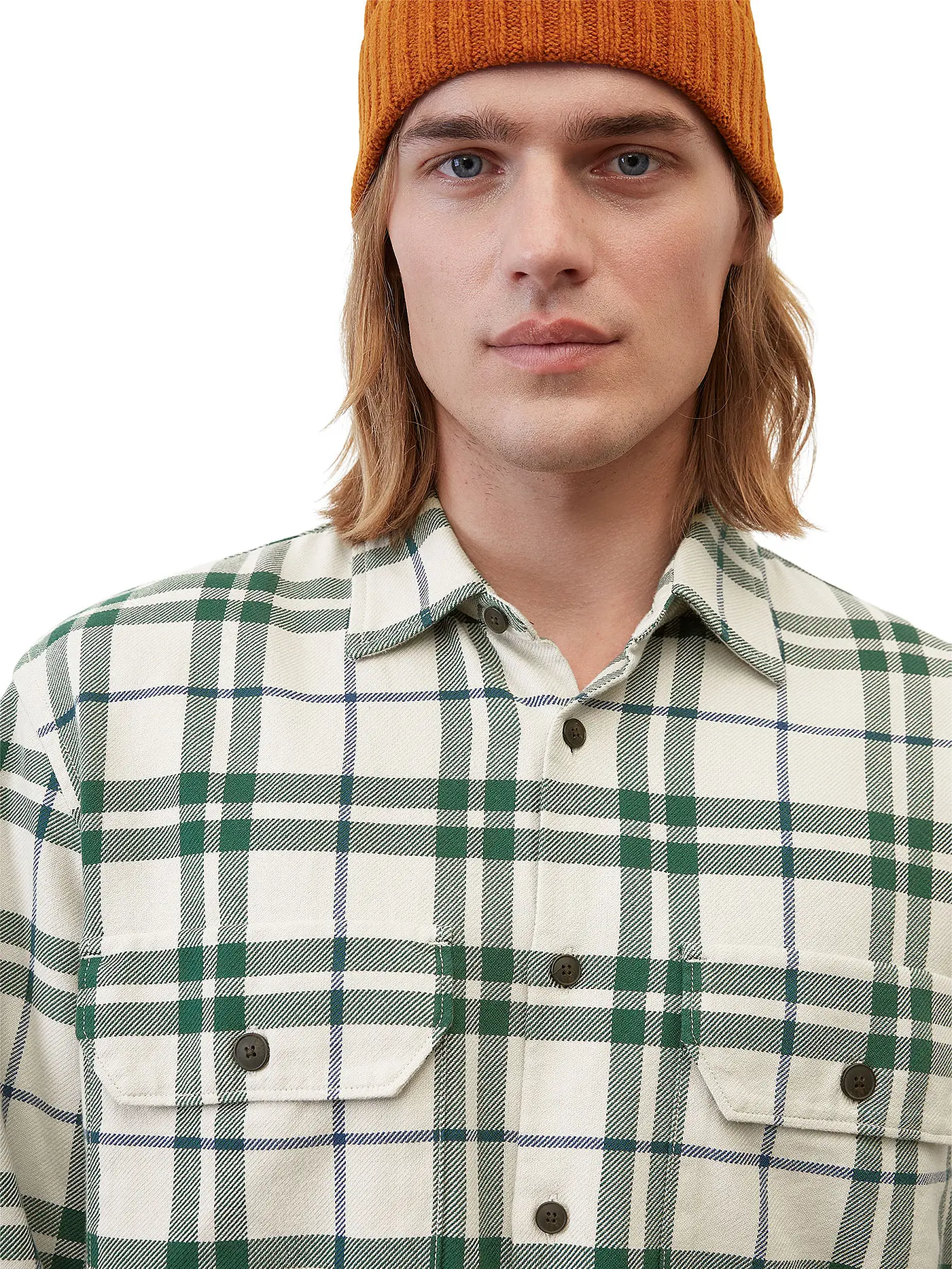 MARC O'POLO | Overshirt Relaxed Fit | grün