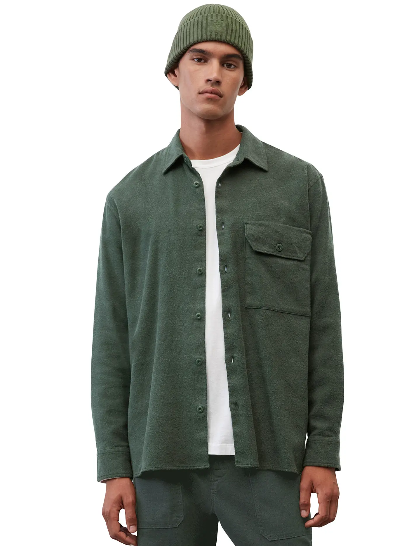MARC O'POLO | Overshirt | grün