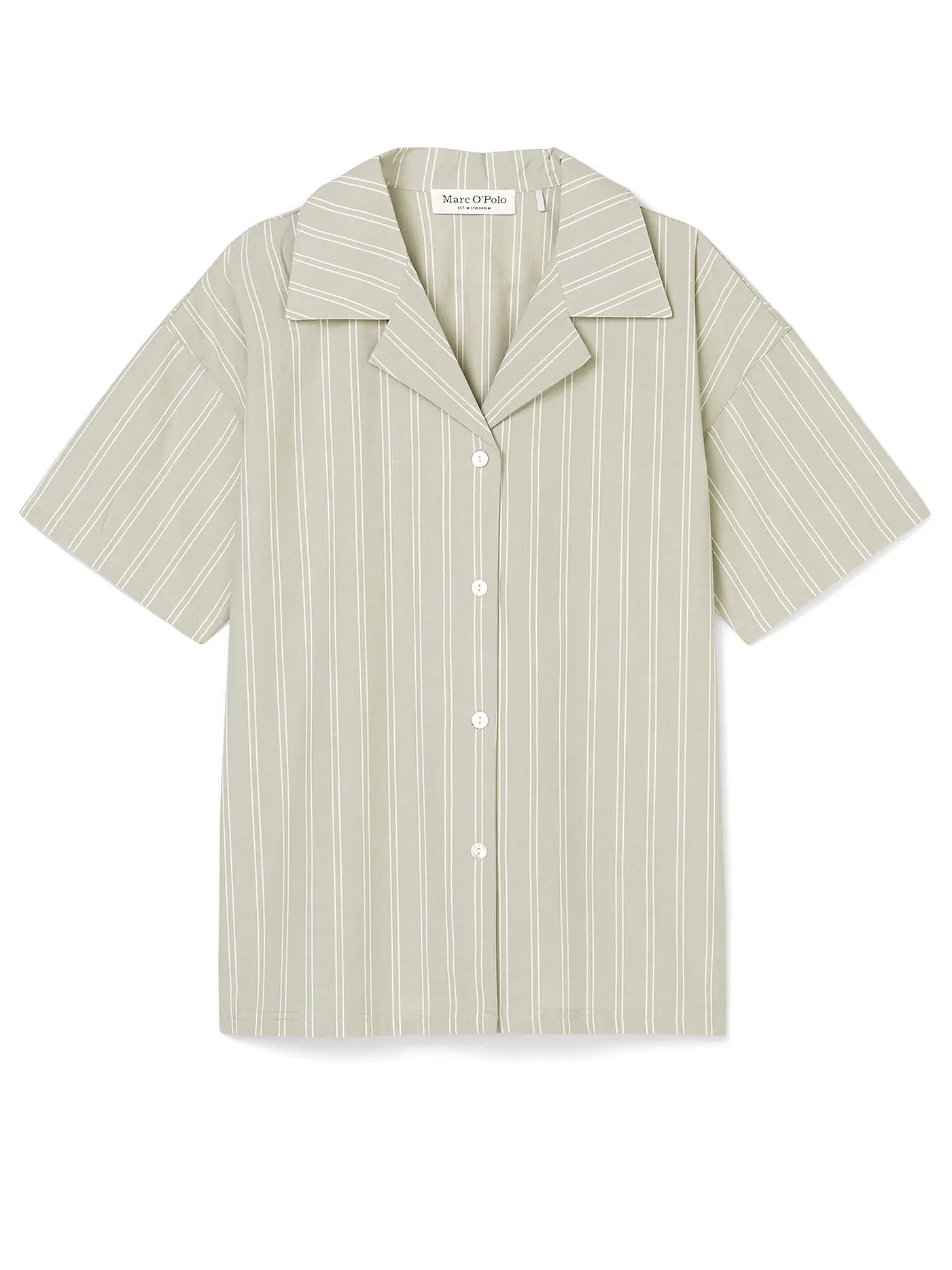 MARC O'POLO | Pyjamahemd | grün