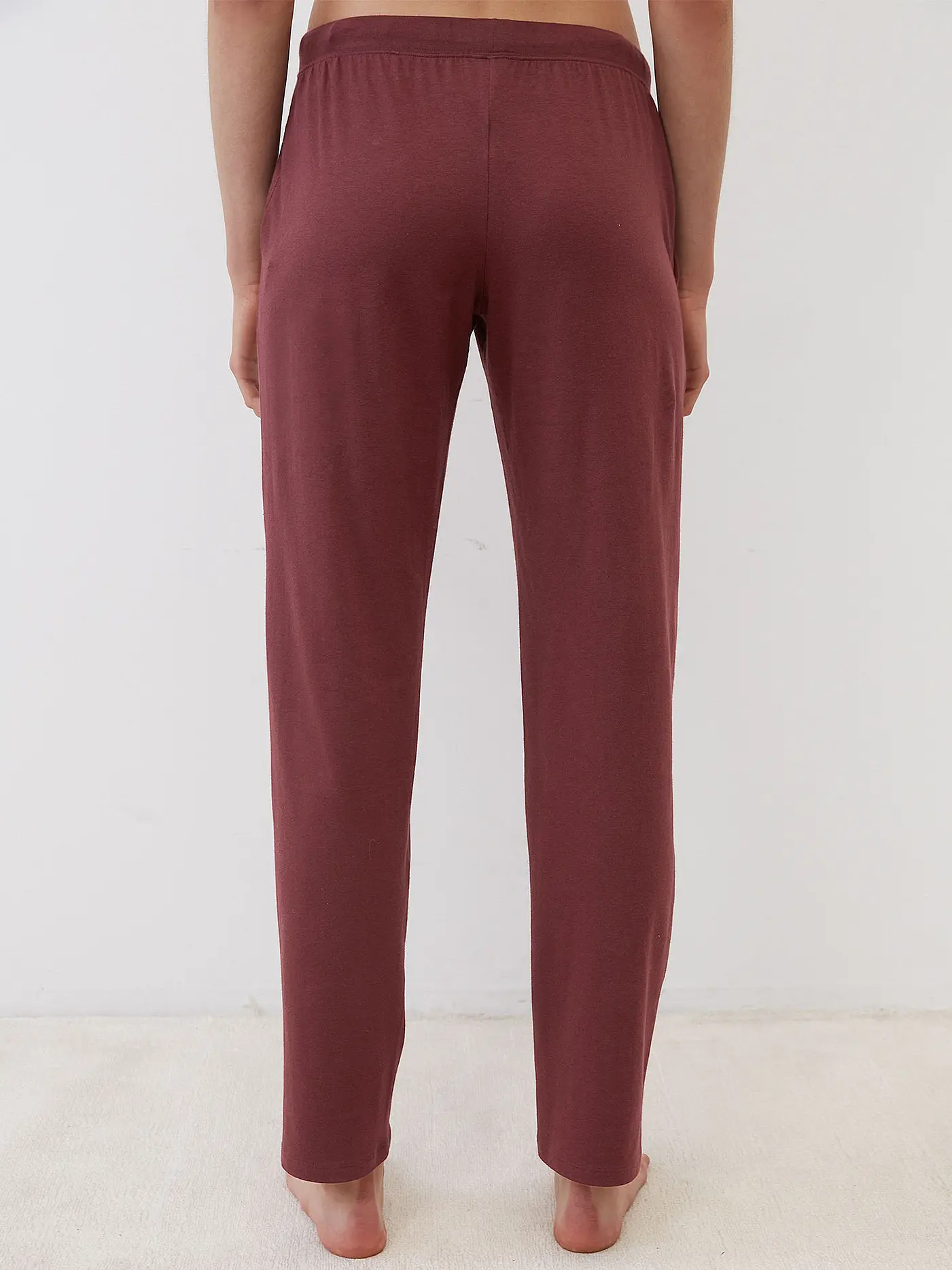 MARC O'POLO | Pyjamahose | dunkelrot