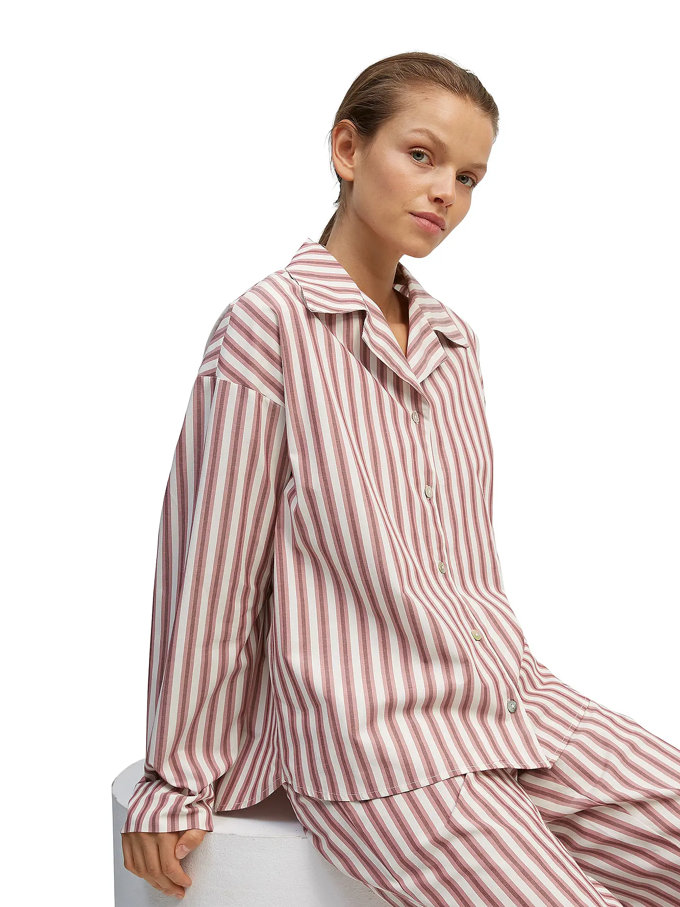 MARC O'POLO | Pyjamashirt | rosa