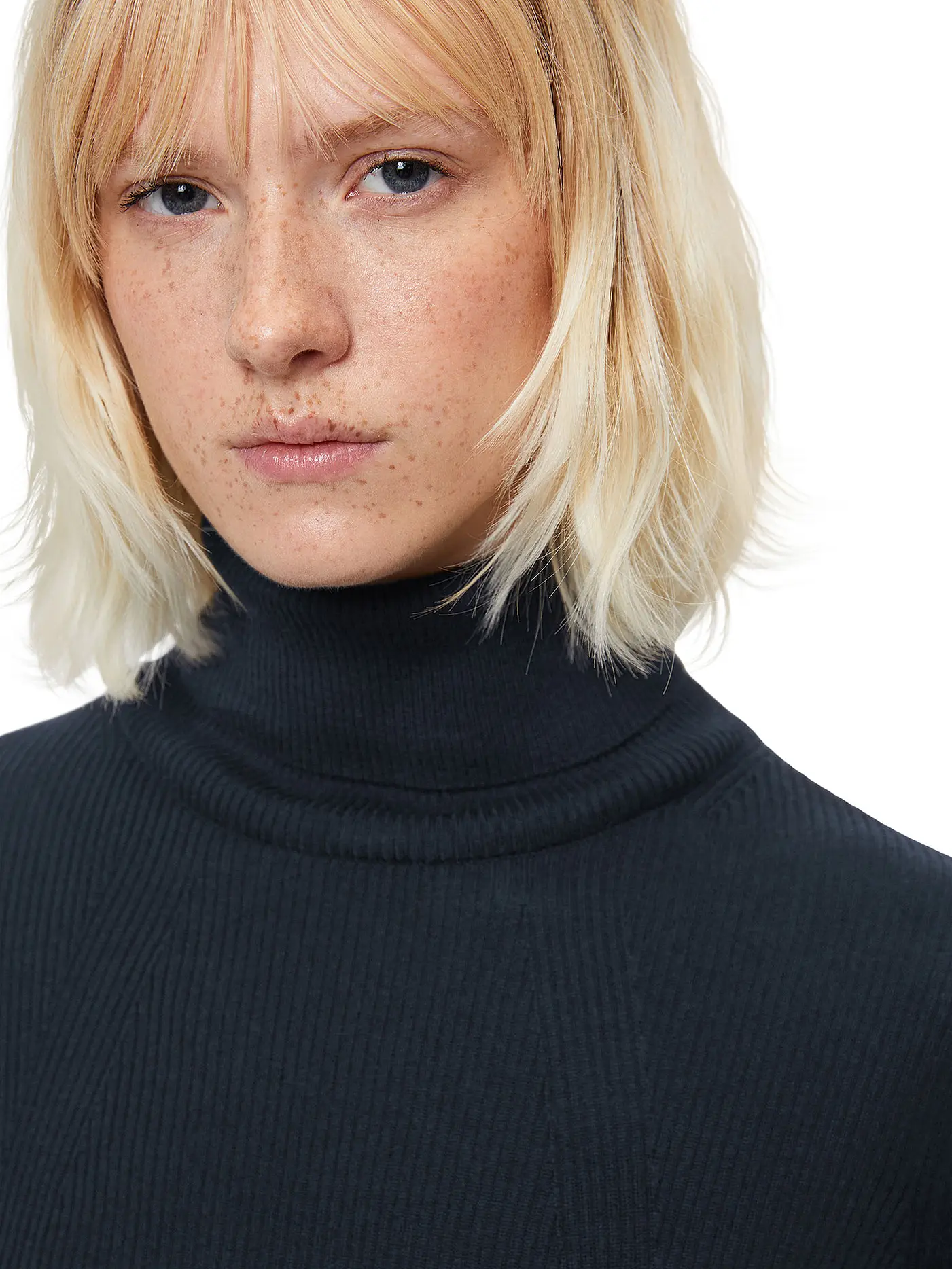MARC O'POLO | Rollkragenpullover | dunkelblau
