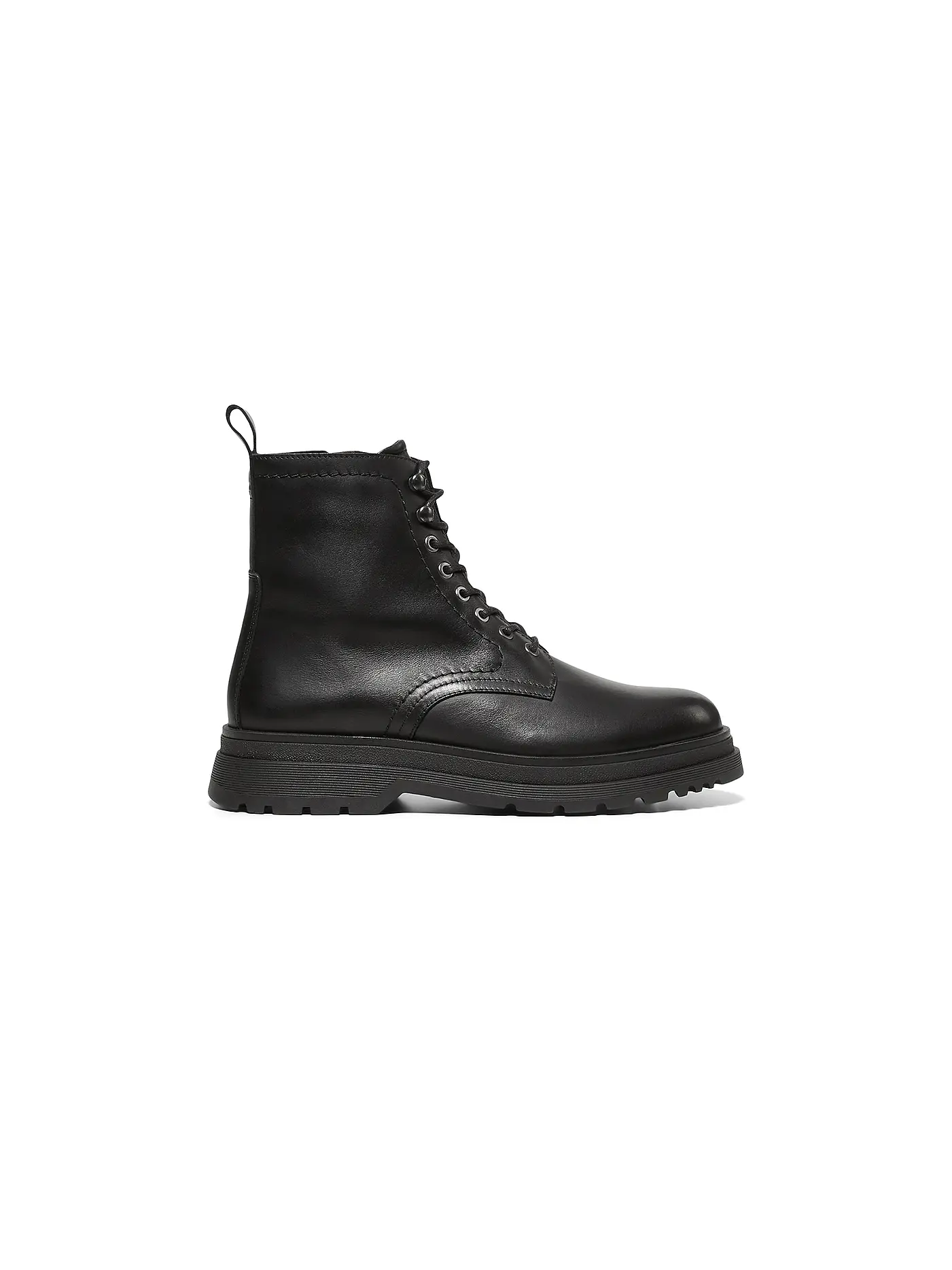 MARC O'POLO | Schnürboots | schwarz