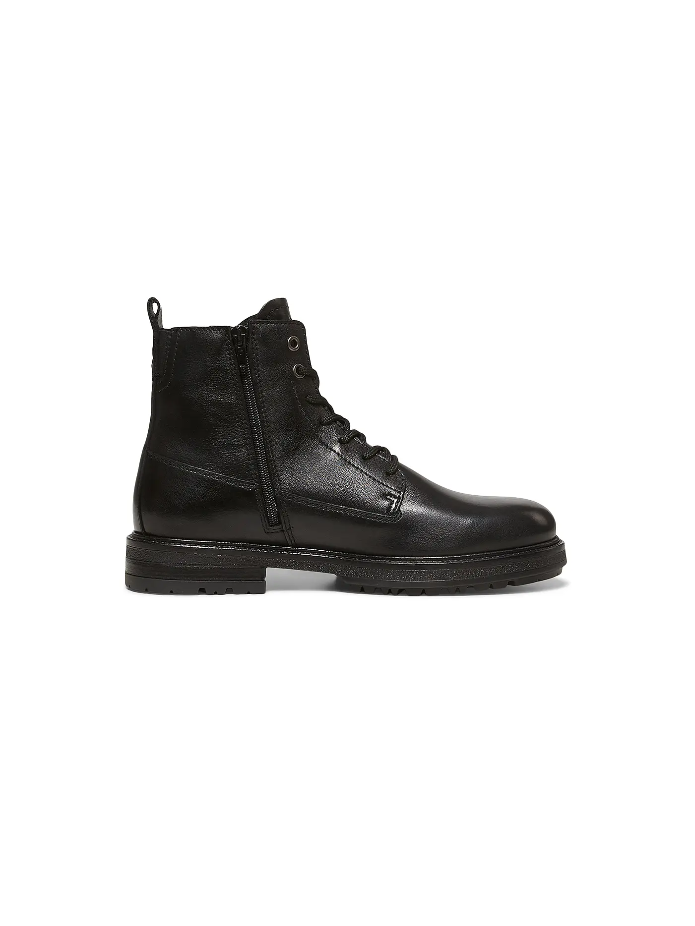 MARC O'POLO | Schnürboots | schwarz