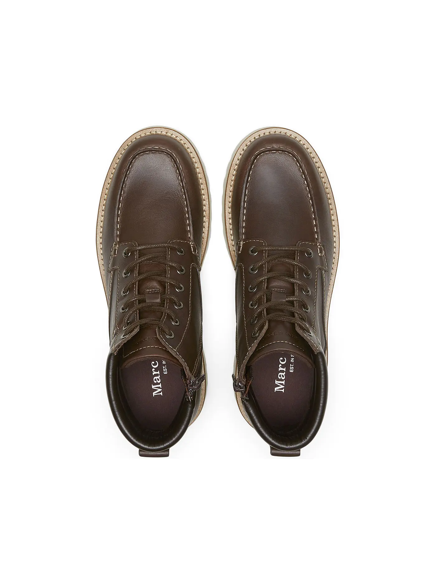 MARC O'POLO | Schnürboots | braun