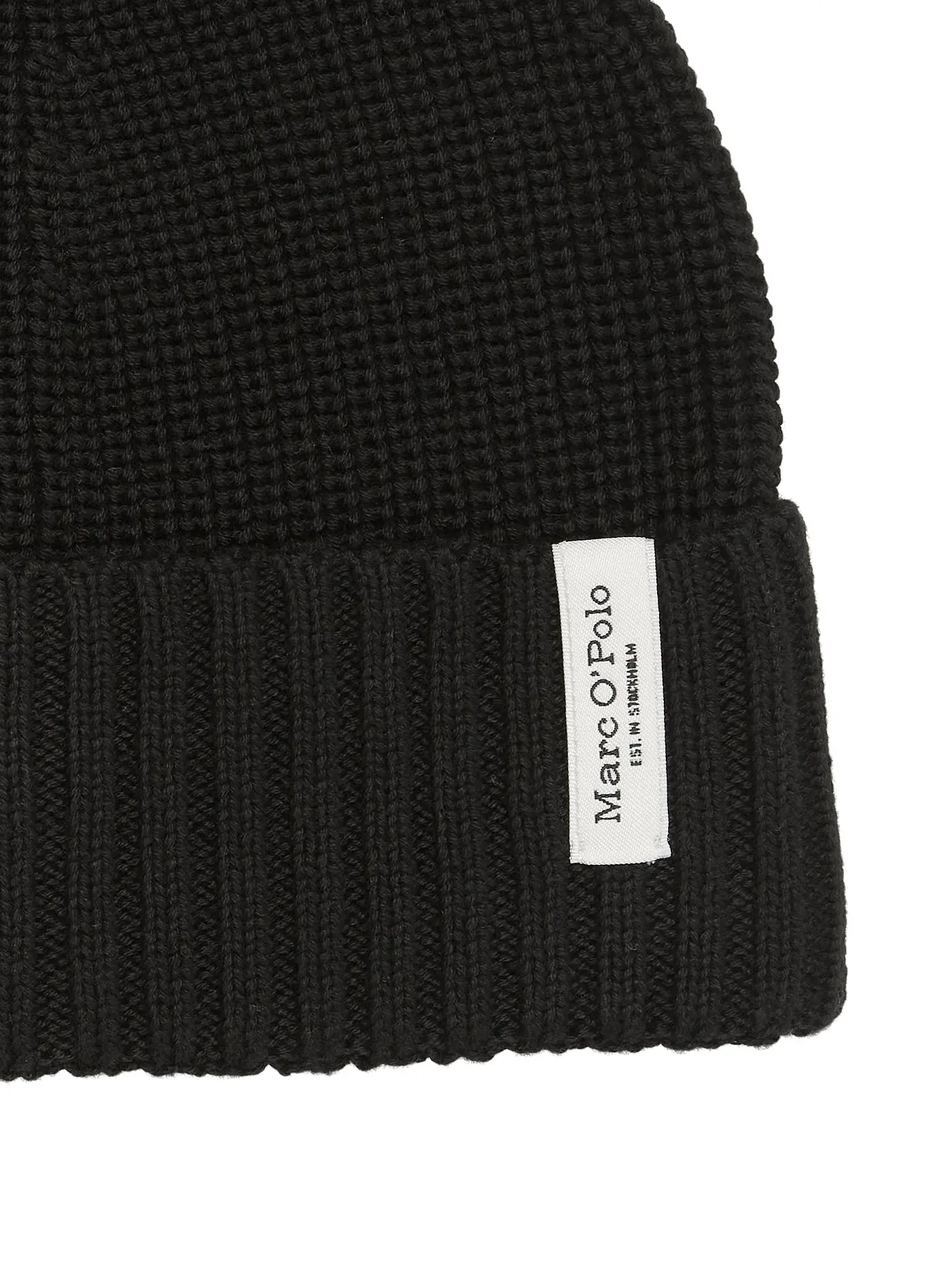 MARC O'POLO | Set 2-teilig Haube und Schal black | schwarz