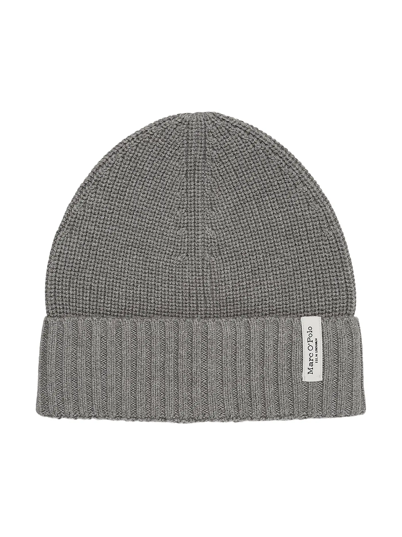 MARC O'POLO | Set 2-teilig Haube und Schal graphite grey melange | grau