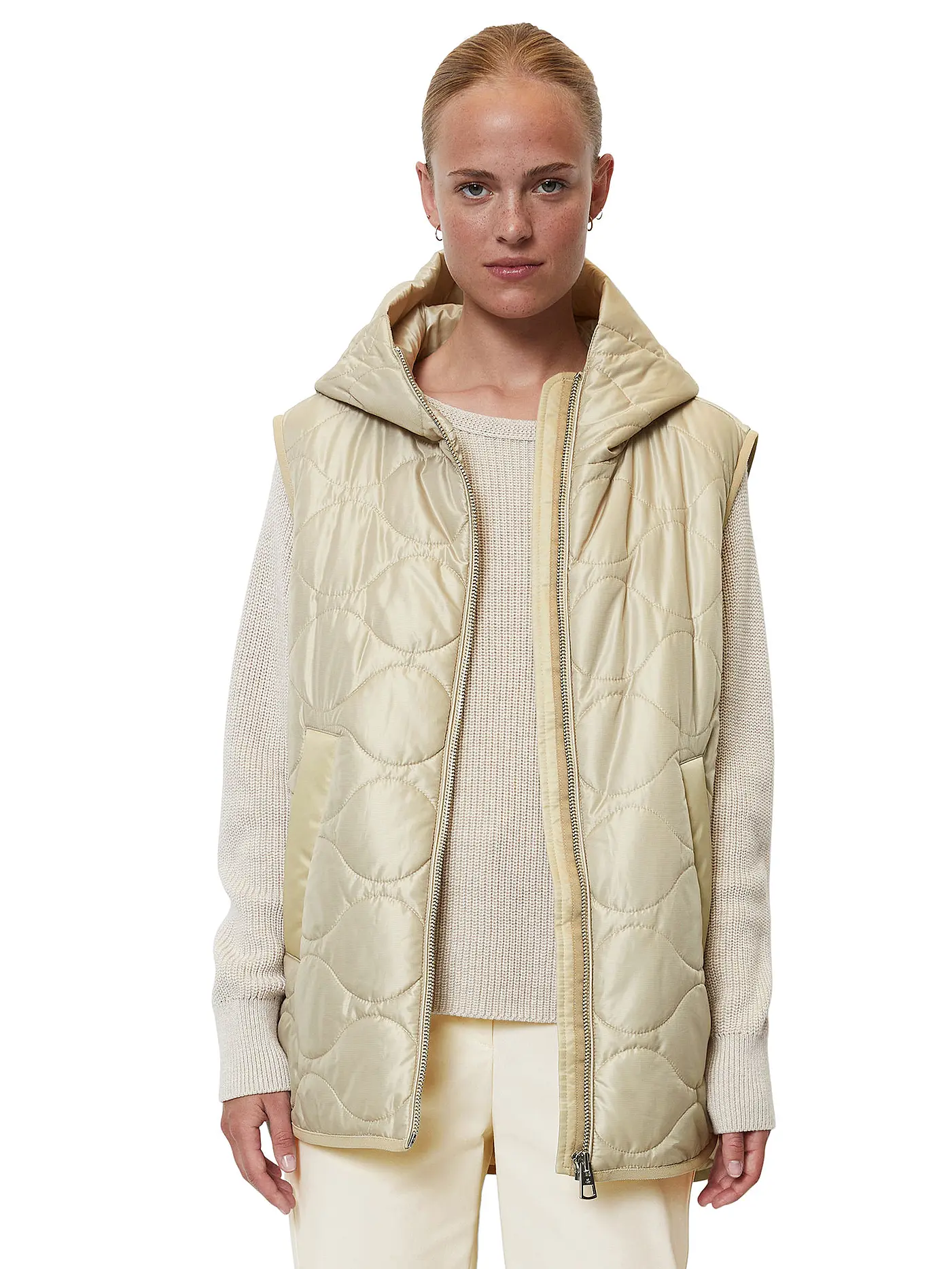 MARC O'POLO | Steppgilet | creme