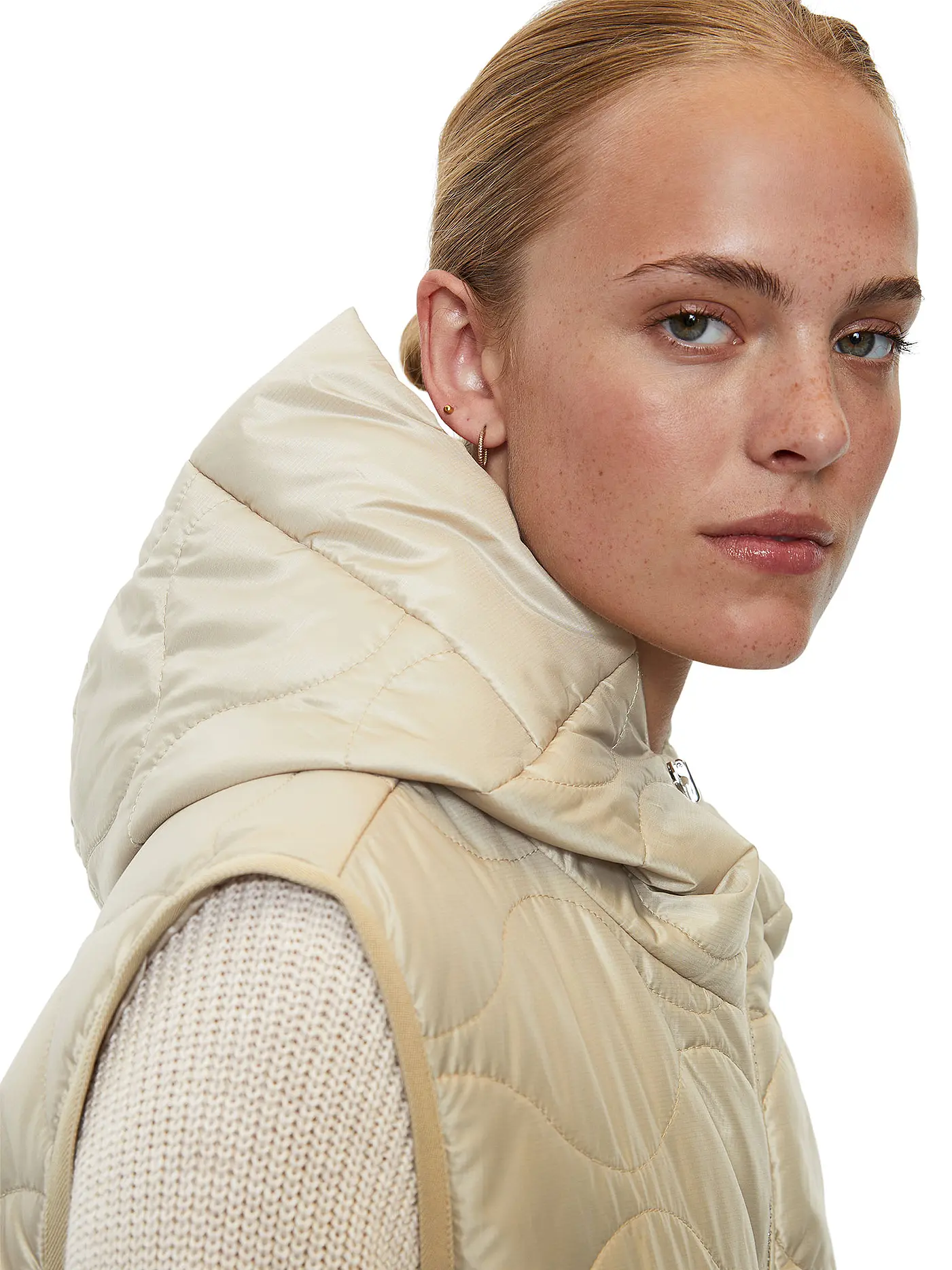 MARC O'POLO | Steppgilet | creme
