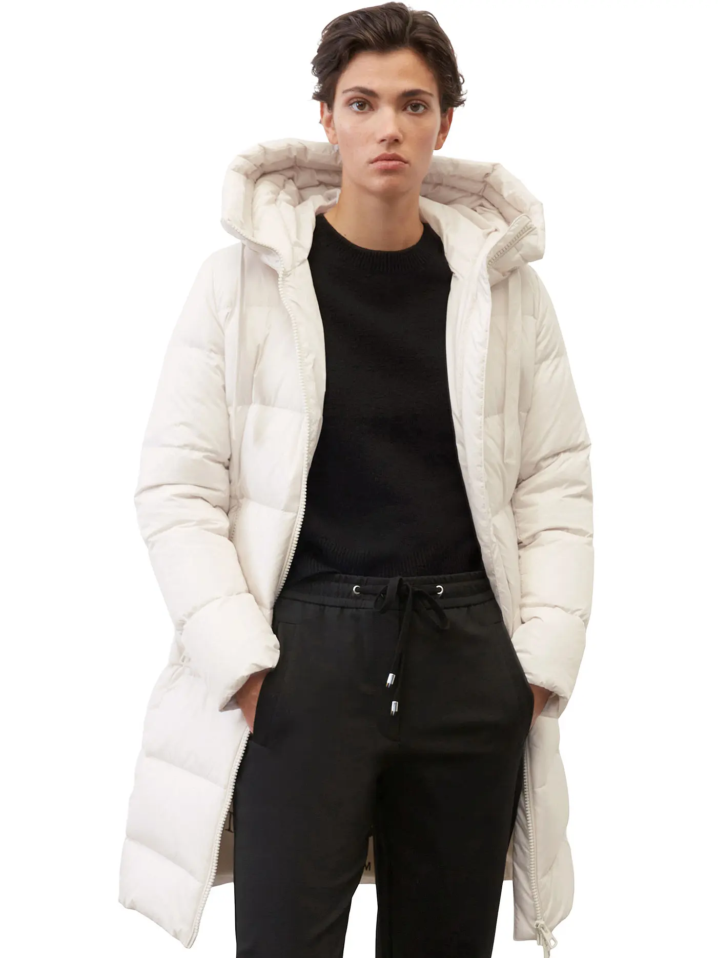 MARC O'POLO | Steppmantel | weiss